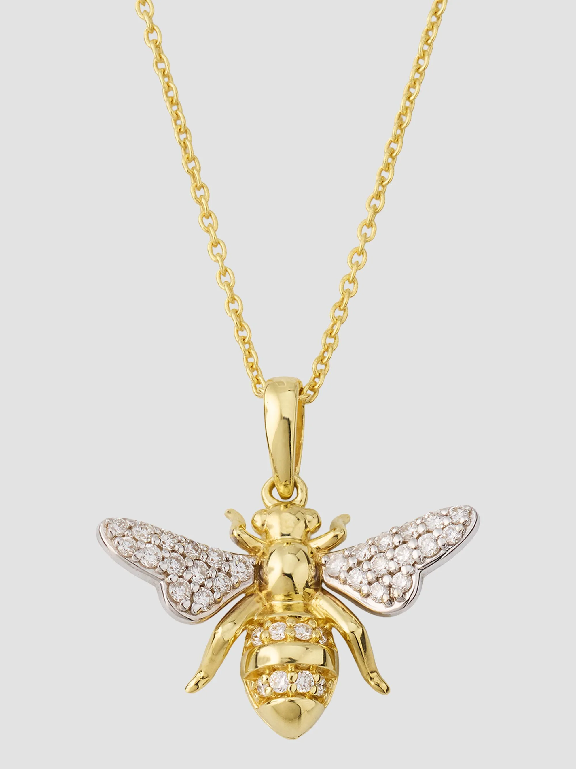 Women's Tiny Treasures 18K Yellow Gold & 0.15 TCW Diamond Pendant Necklace - Yellow Gold - 1