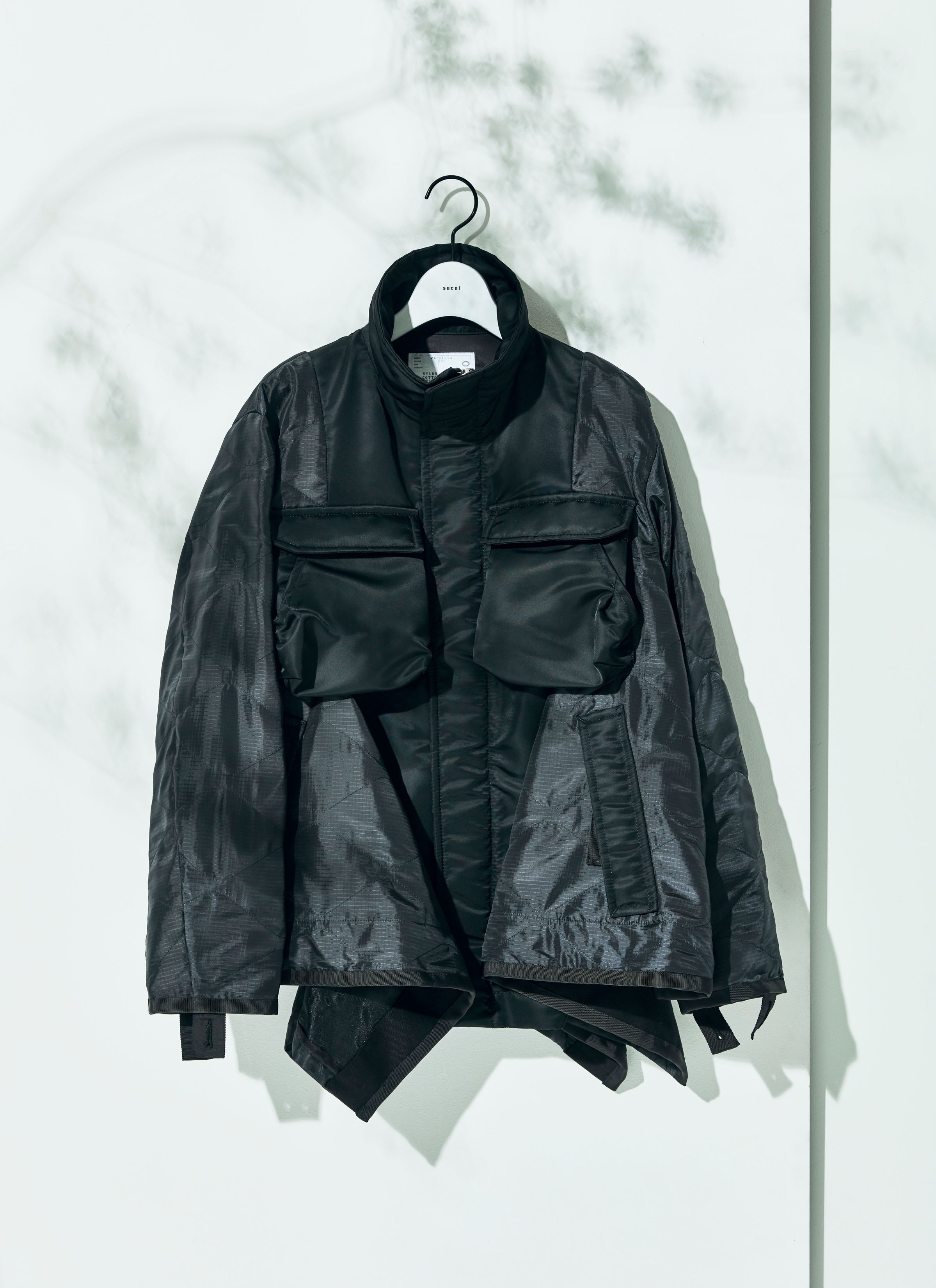 Nylon Twill Mix Coat - 2