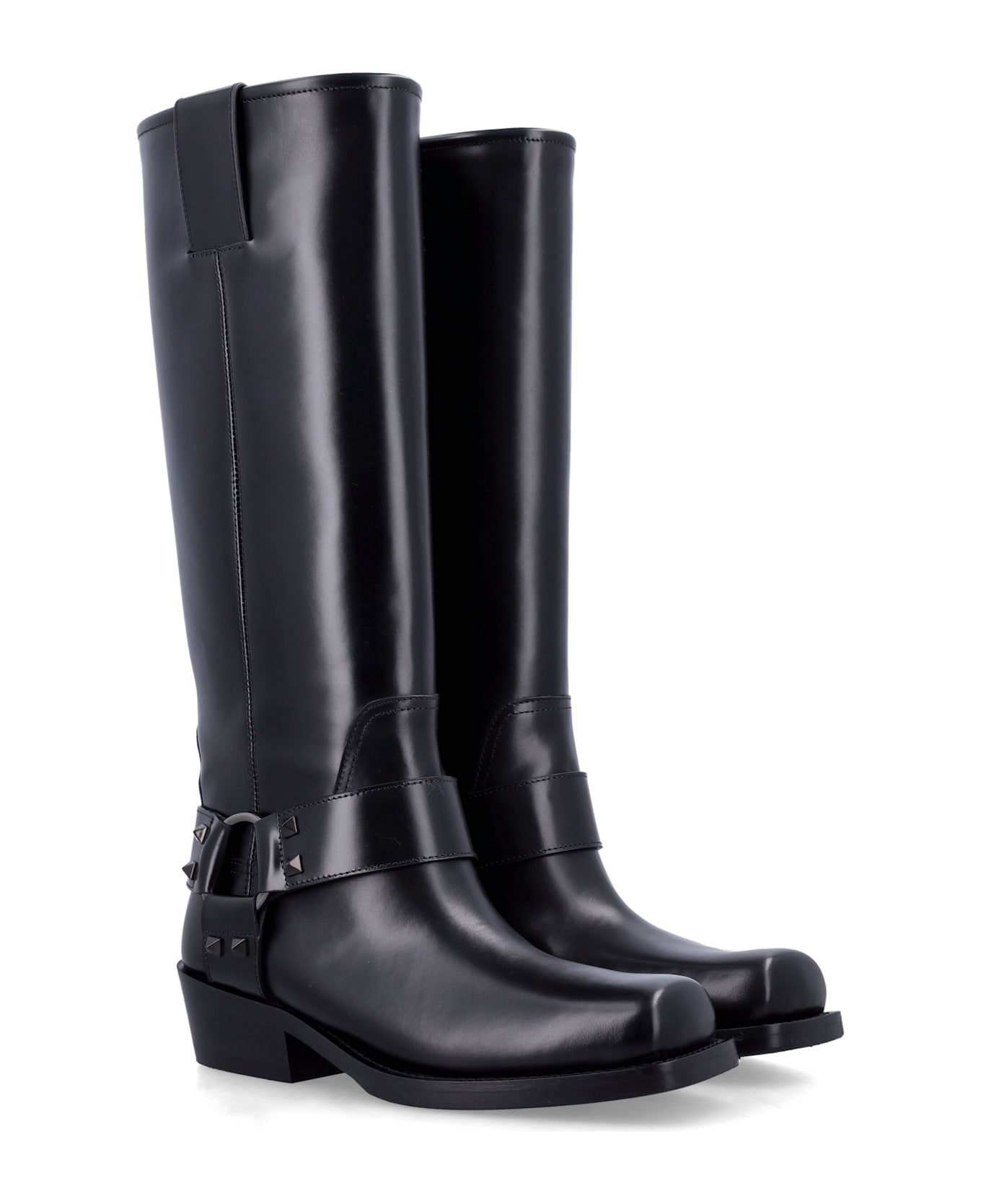 Rockstud Biker Boot - 2