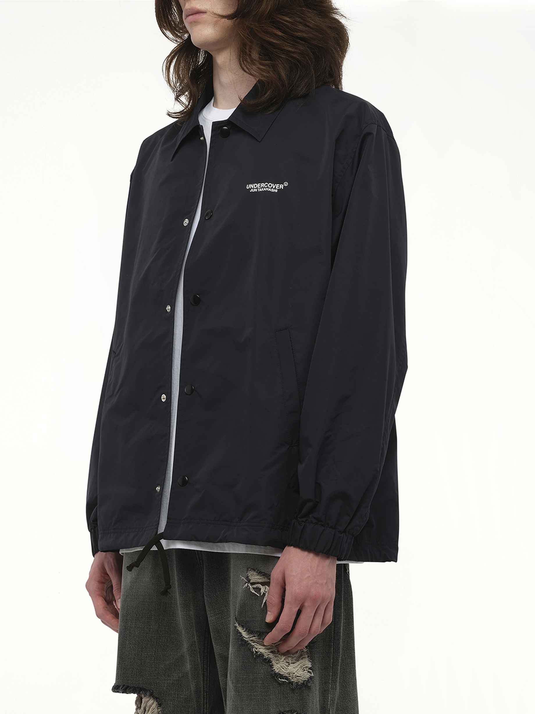 Undercover Coach Jacket in Black - 5