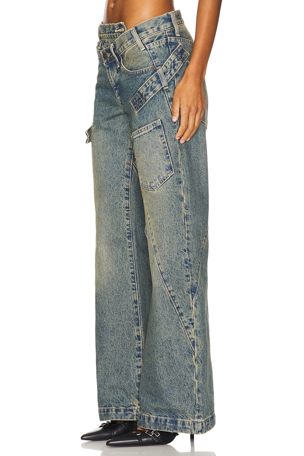 Levi's x Andersson Bell Overlay Wide Leg | revolve | REVERSIBLE