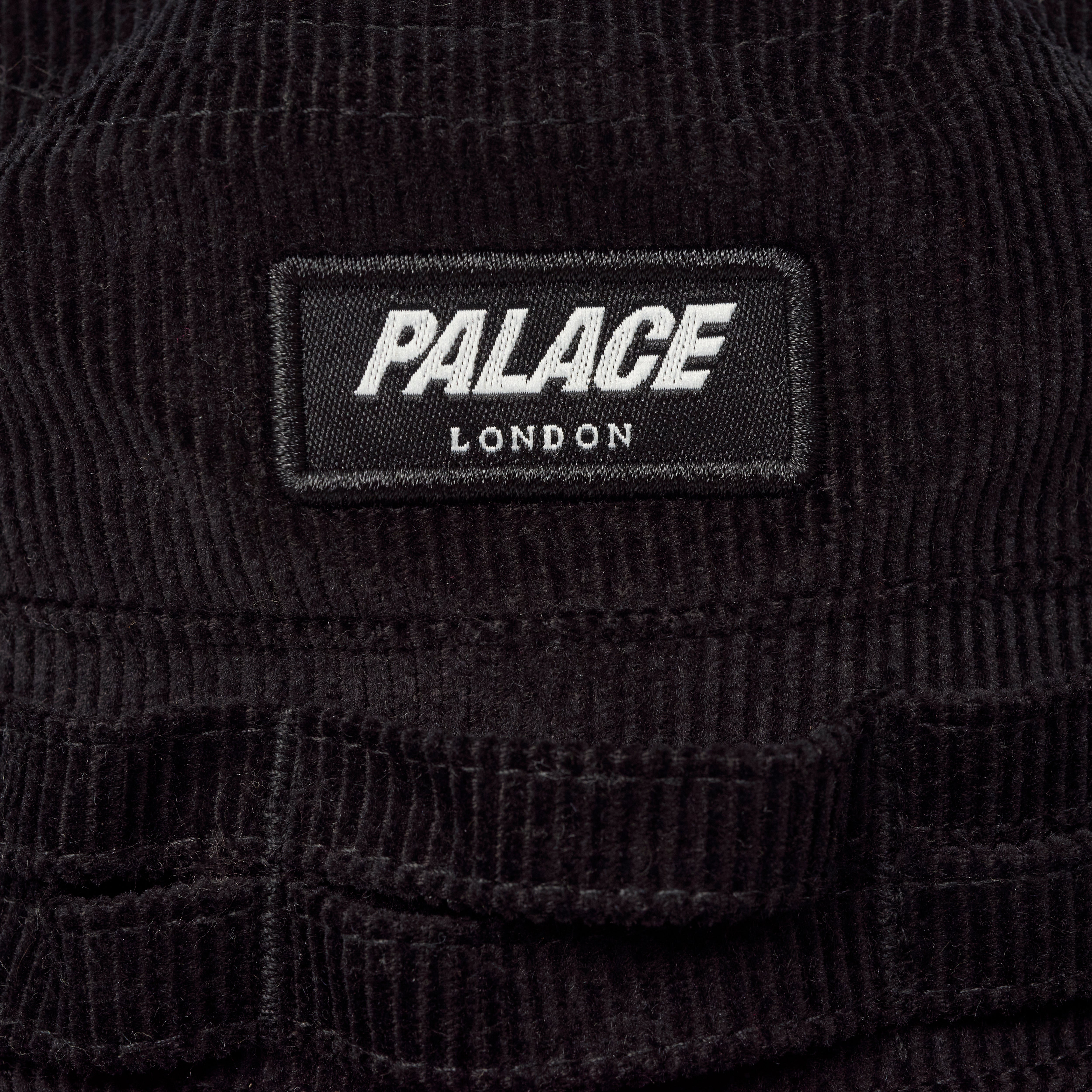 PALACE LONDON CORD BOONIE BLACK - 3