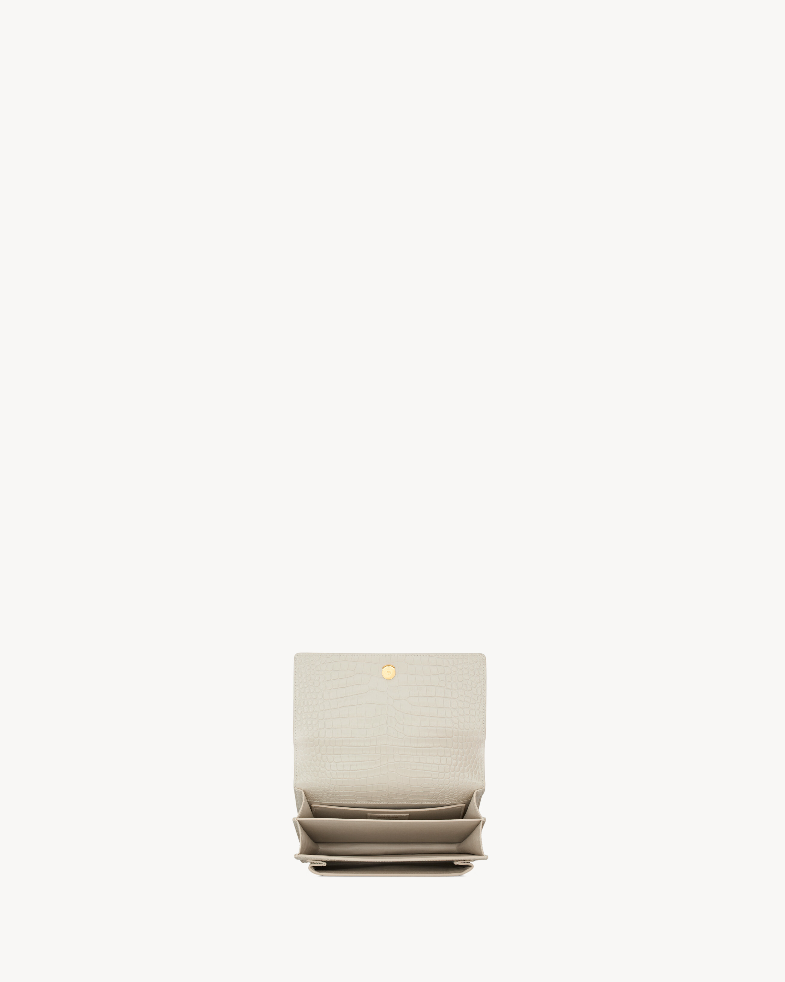 SUNSET MEDIUM IN CROCODILE-EMBOSSED LEATHER - 5