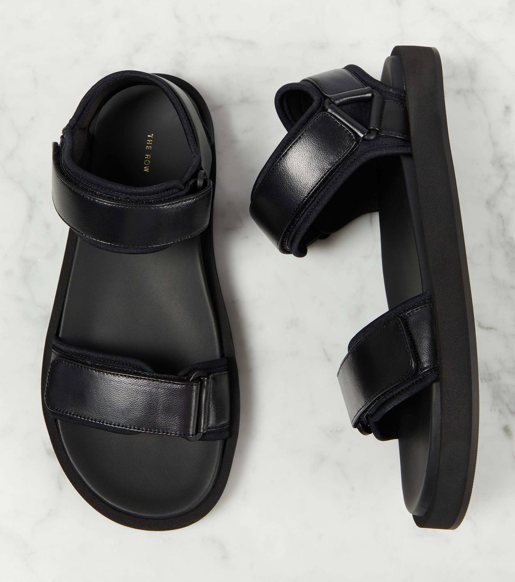 Hook and Loop leather sandals - 6