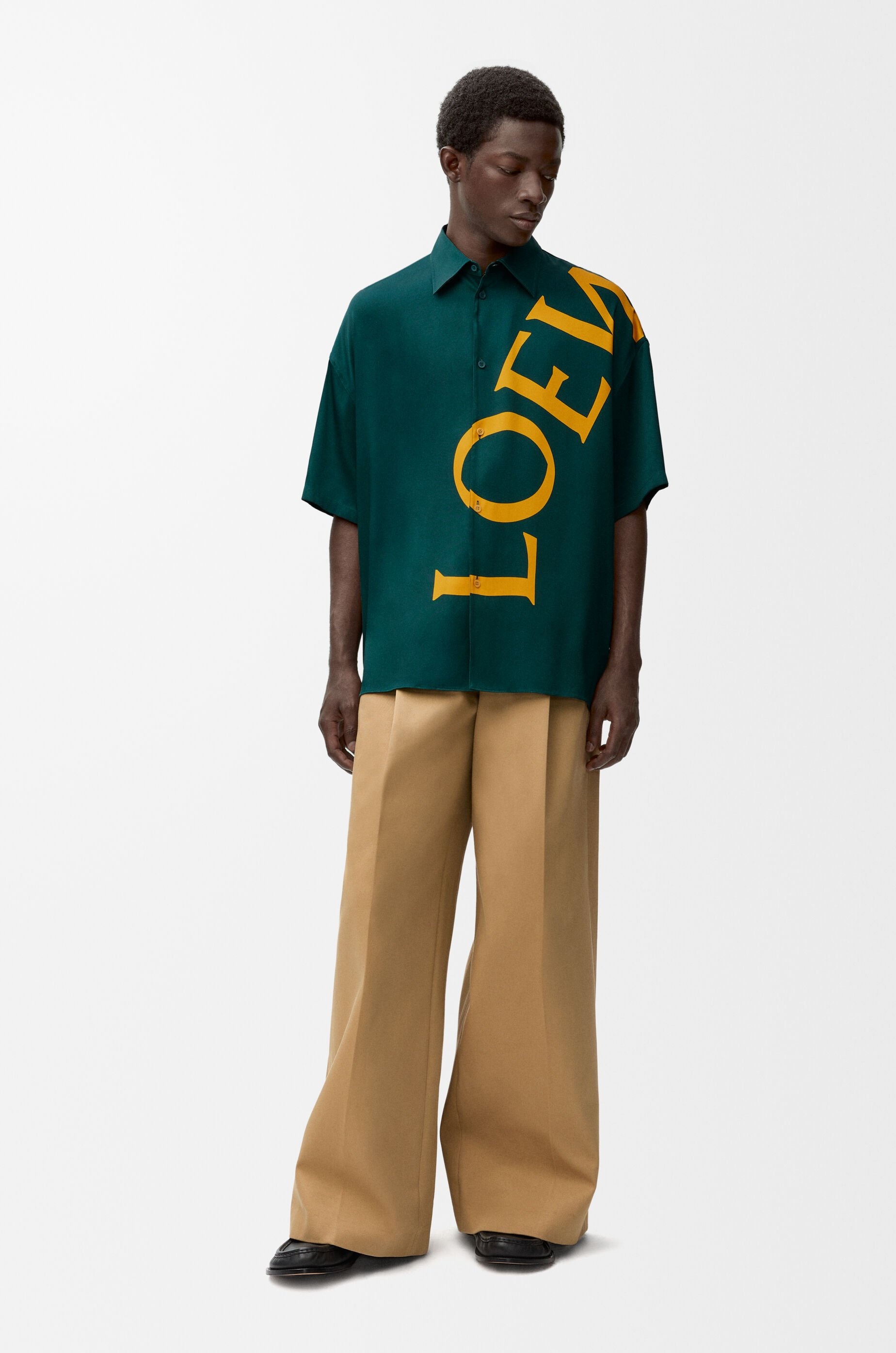 Short sleeve shirt in silk - 2