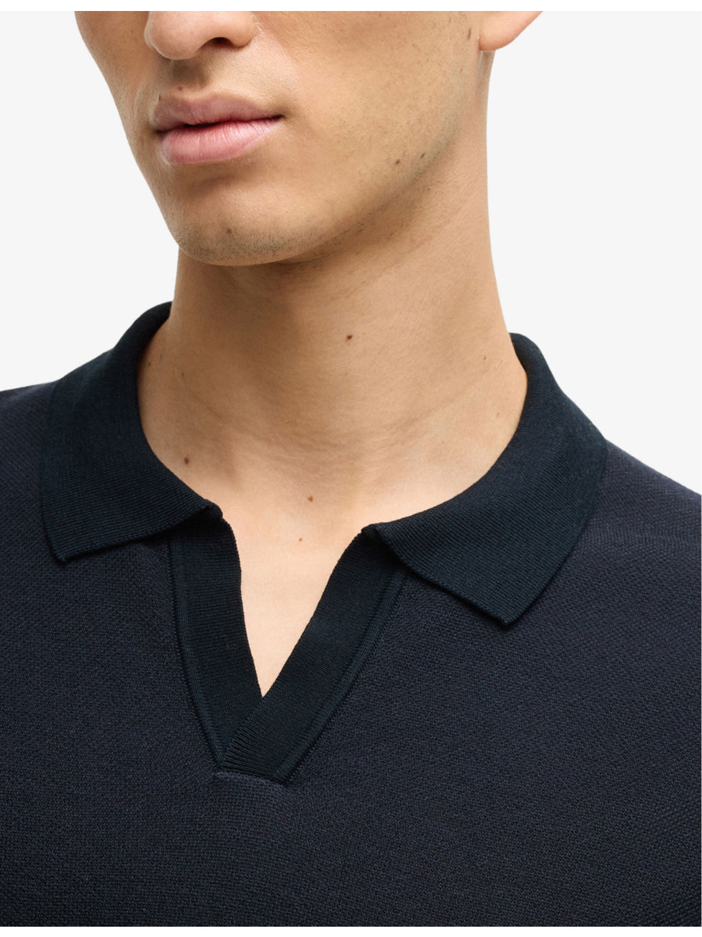Short-Sleeve Regular-Fit Knitted Polo Shirt - 5