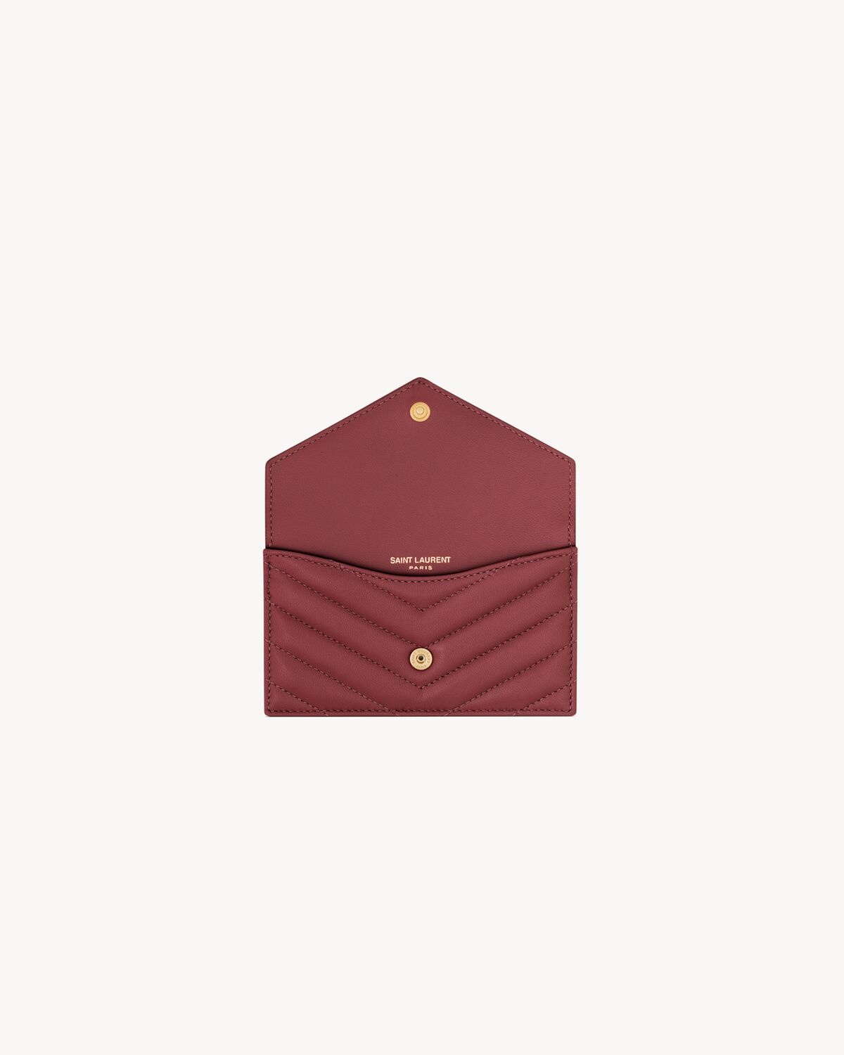 CASSANDRE MATELASSÉ FRAGMENTS FLAP CARD CASE IN LAMBSKIN - 4