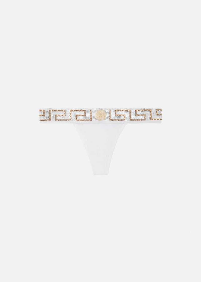 Crystal Greca Thong 1