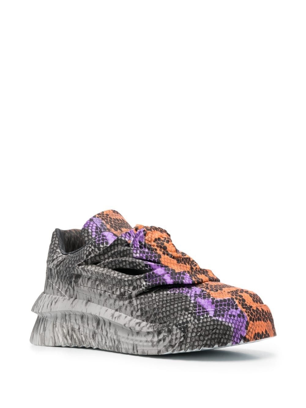 Odissea Python Greca-print sneakers - 2