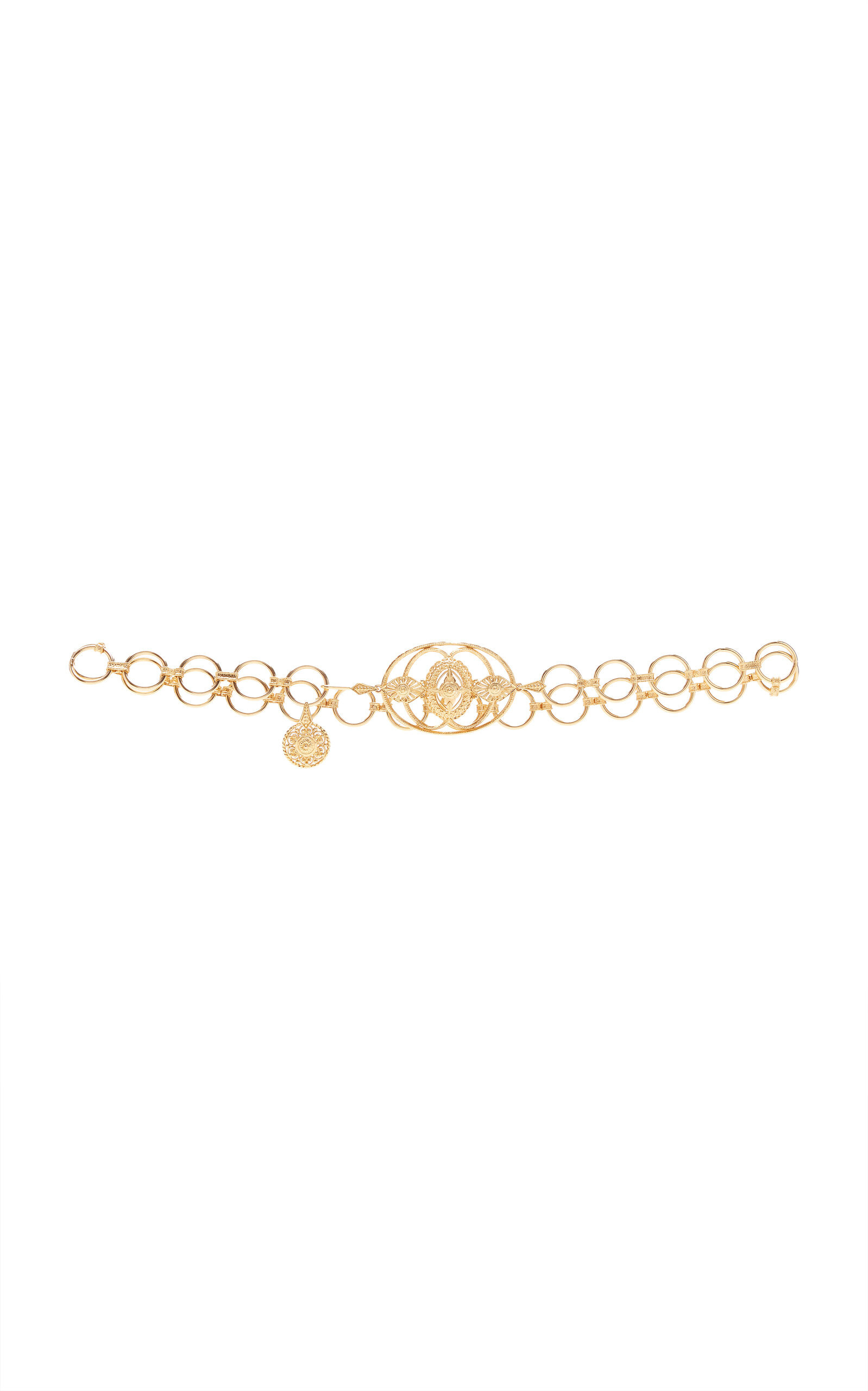 Amulet Gold-Tone Chain Belt gold - 1