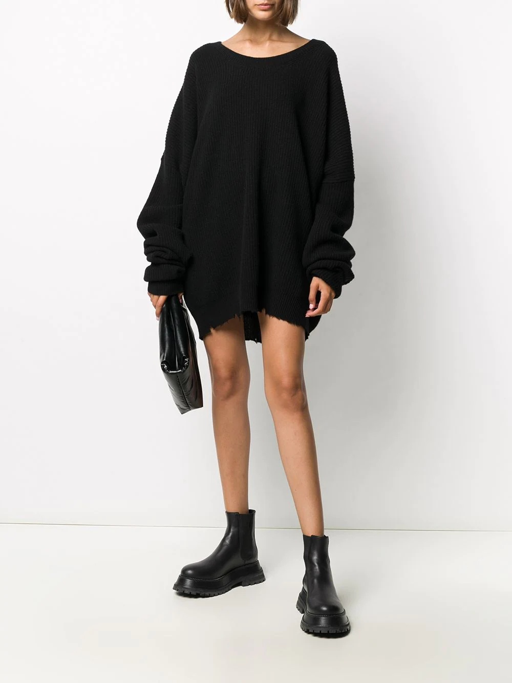 slouchy long-sleeved jumper - 2