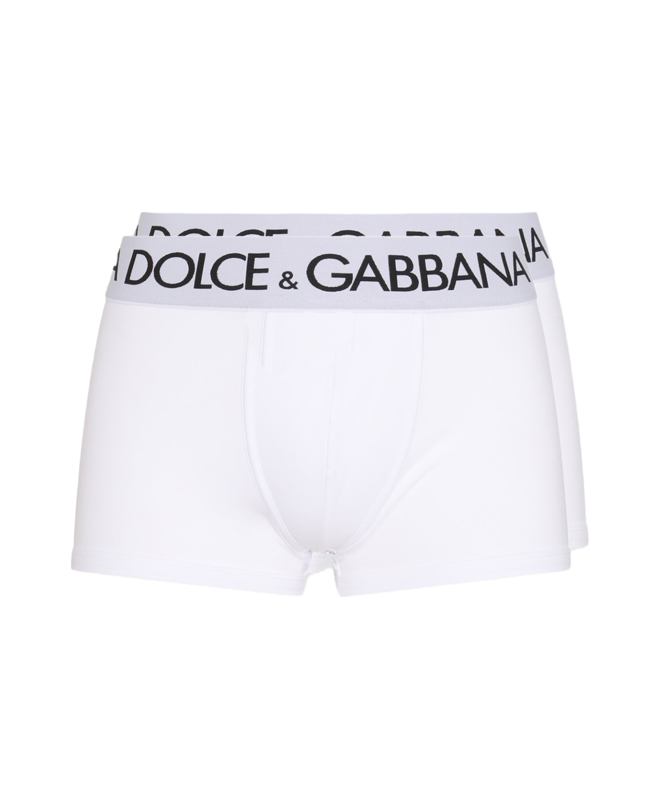 White Cotton Boxers - 1