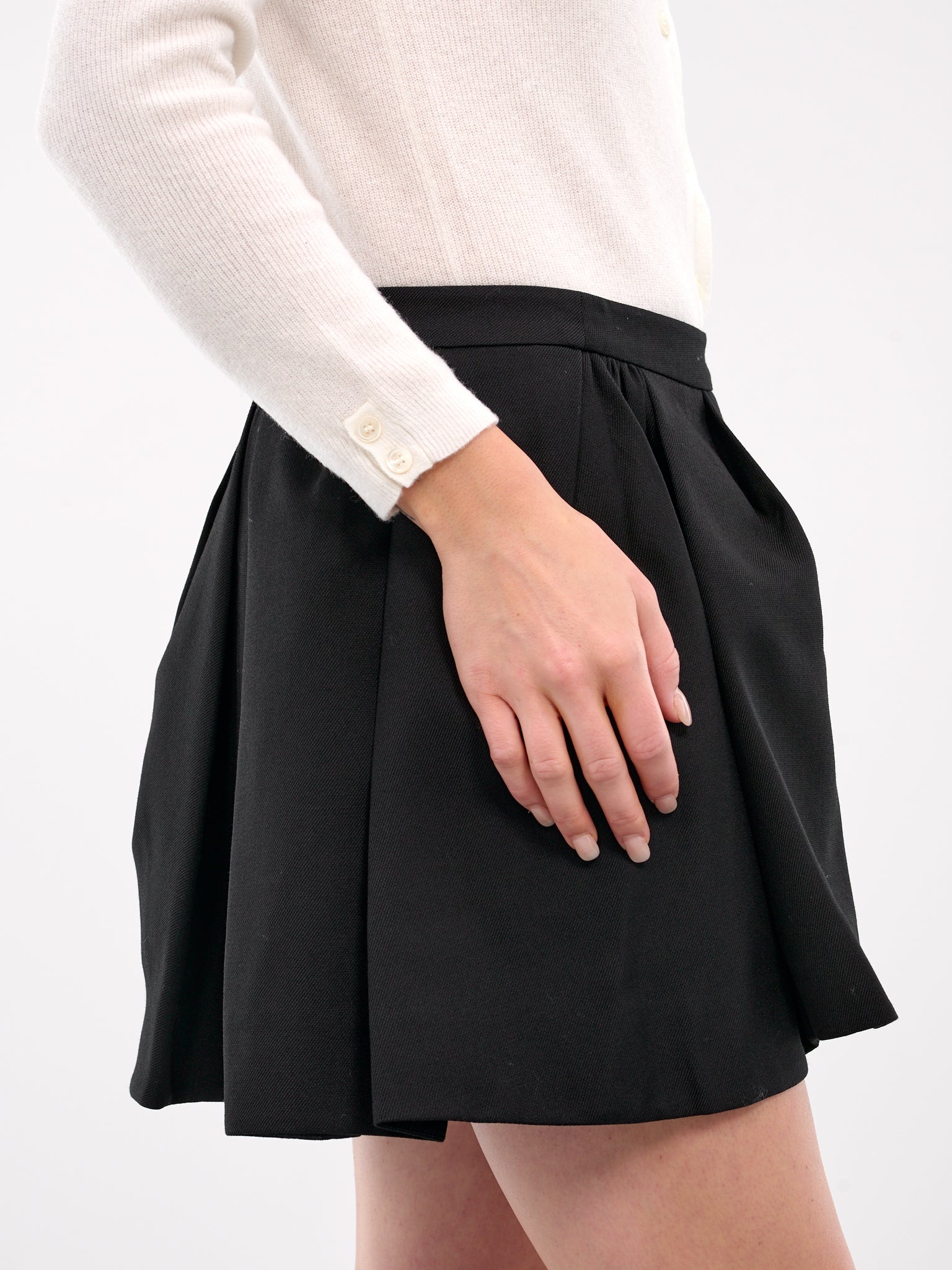 Irregular Pleated Skirt - 5