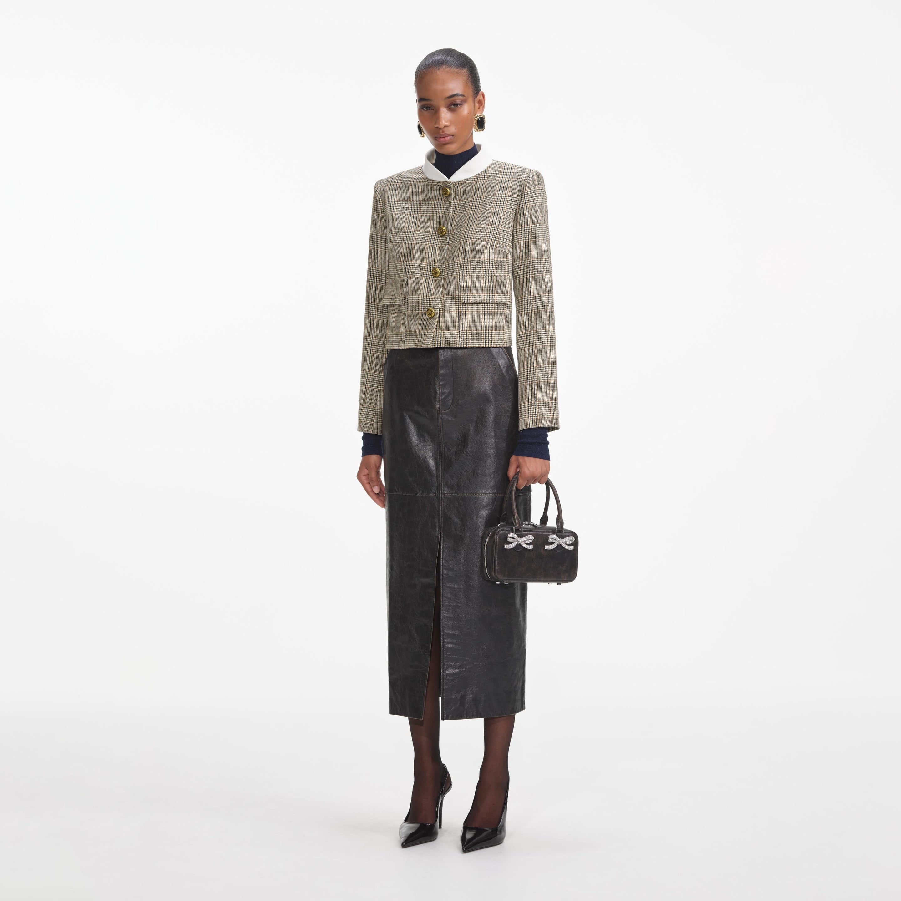 Check Wool Jacket - 2