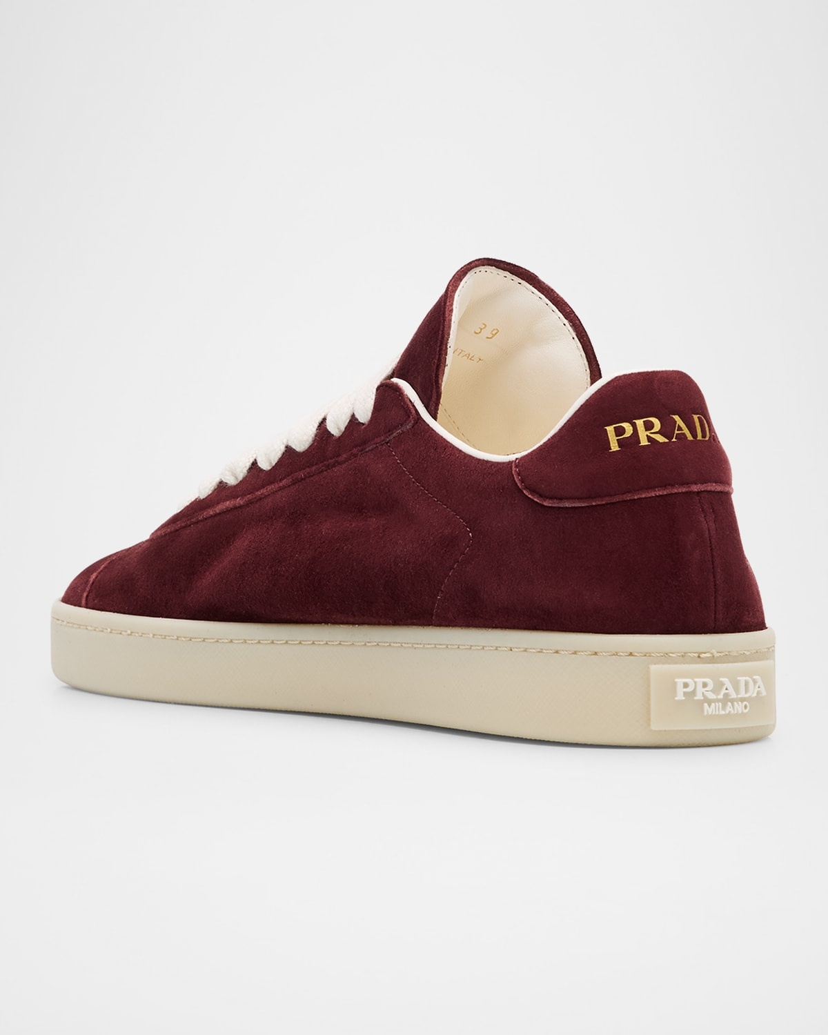 スニーカー Prada Prada Lane Suede Sneakers Prada Lane Suede Low-Top Sneakers | Neiman Marcus