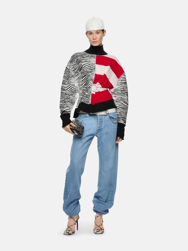 THE ATTICO ''BOYFRIEND''  LIGHT BLUE LONG PANTS outlook
