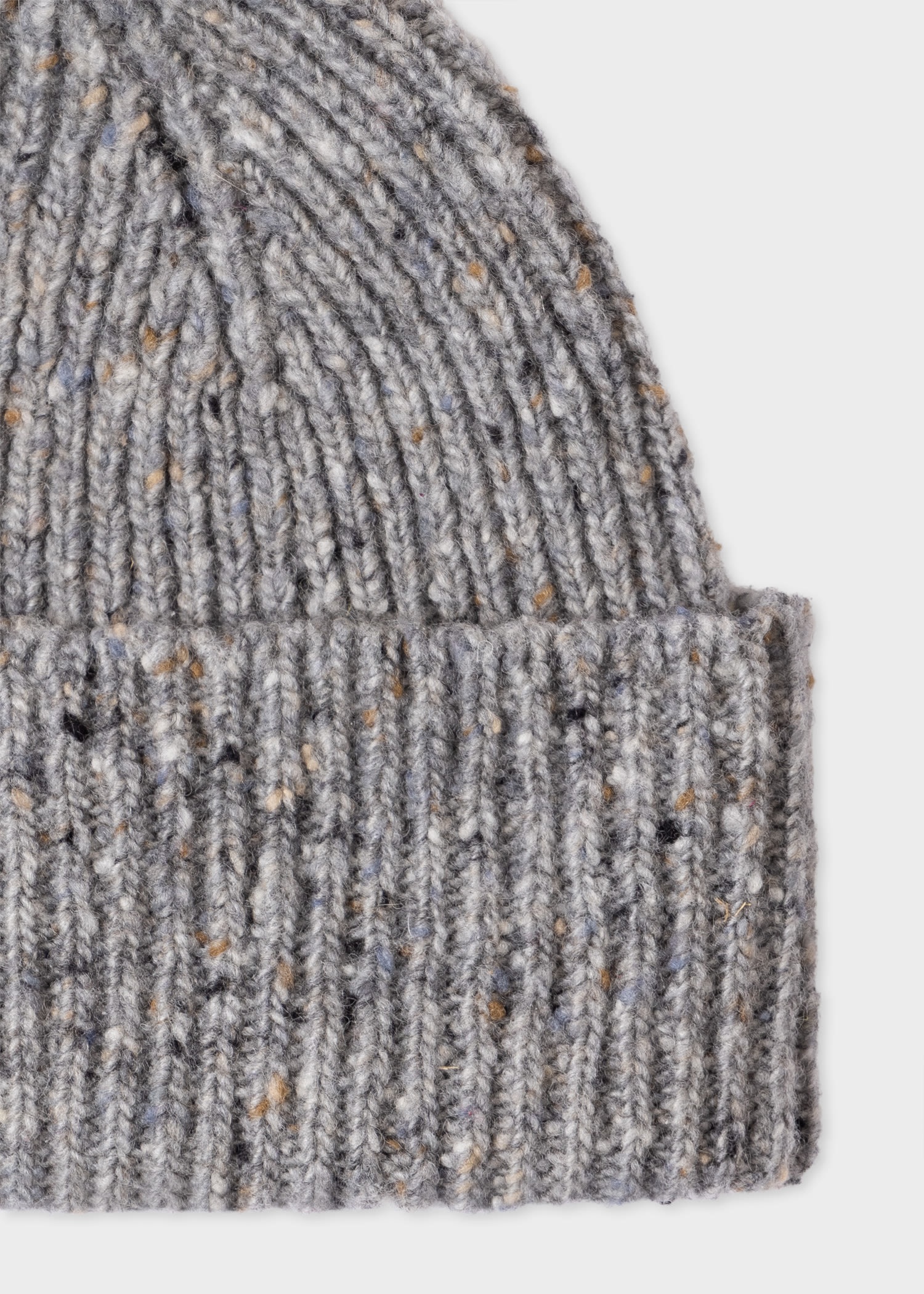 Flecked Wool Beanie Hat - 2