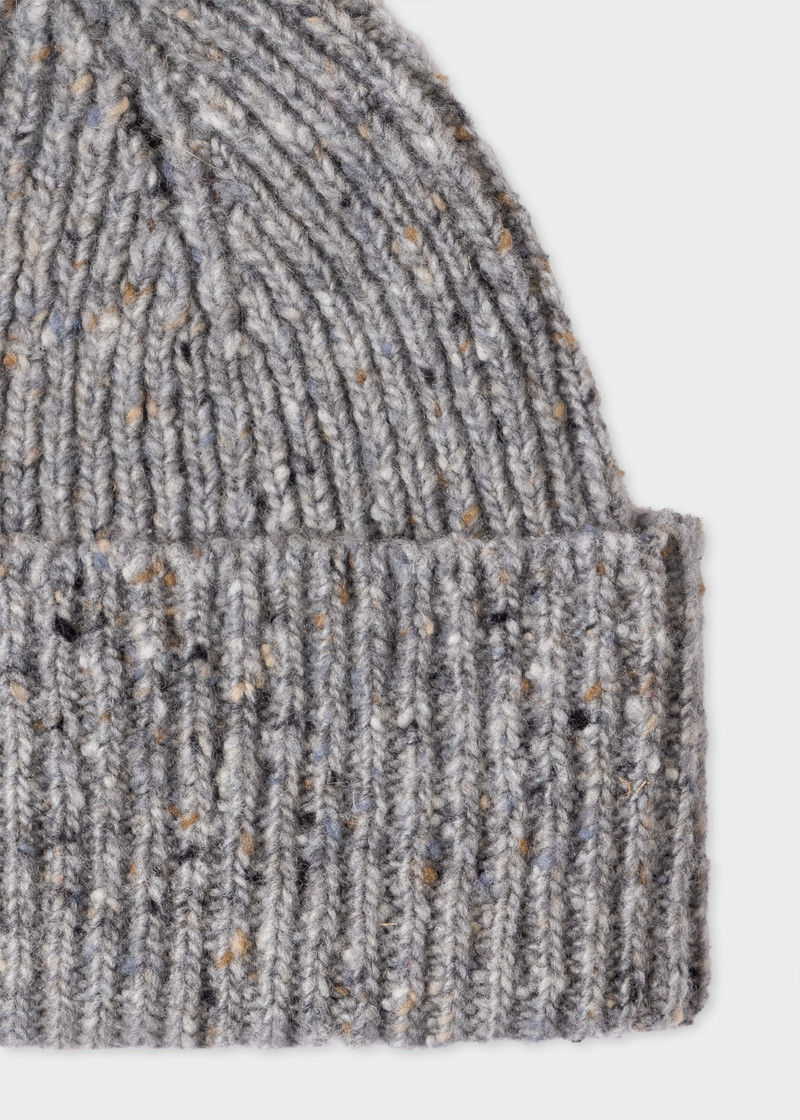 Paul Smith Flecked Wool Beanie Hat outlook