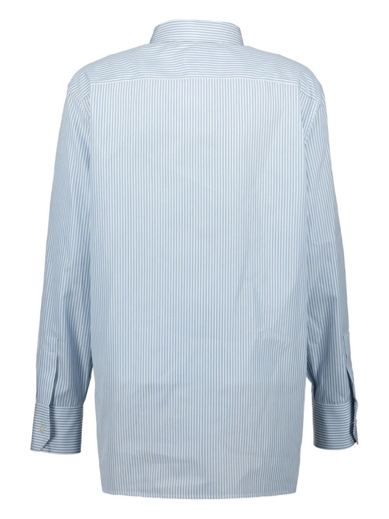 SAINT LAURENT striped cotton shirt outlook