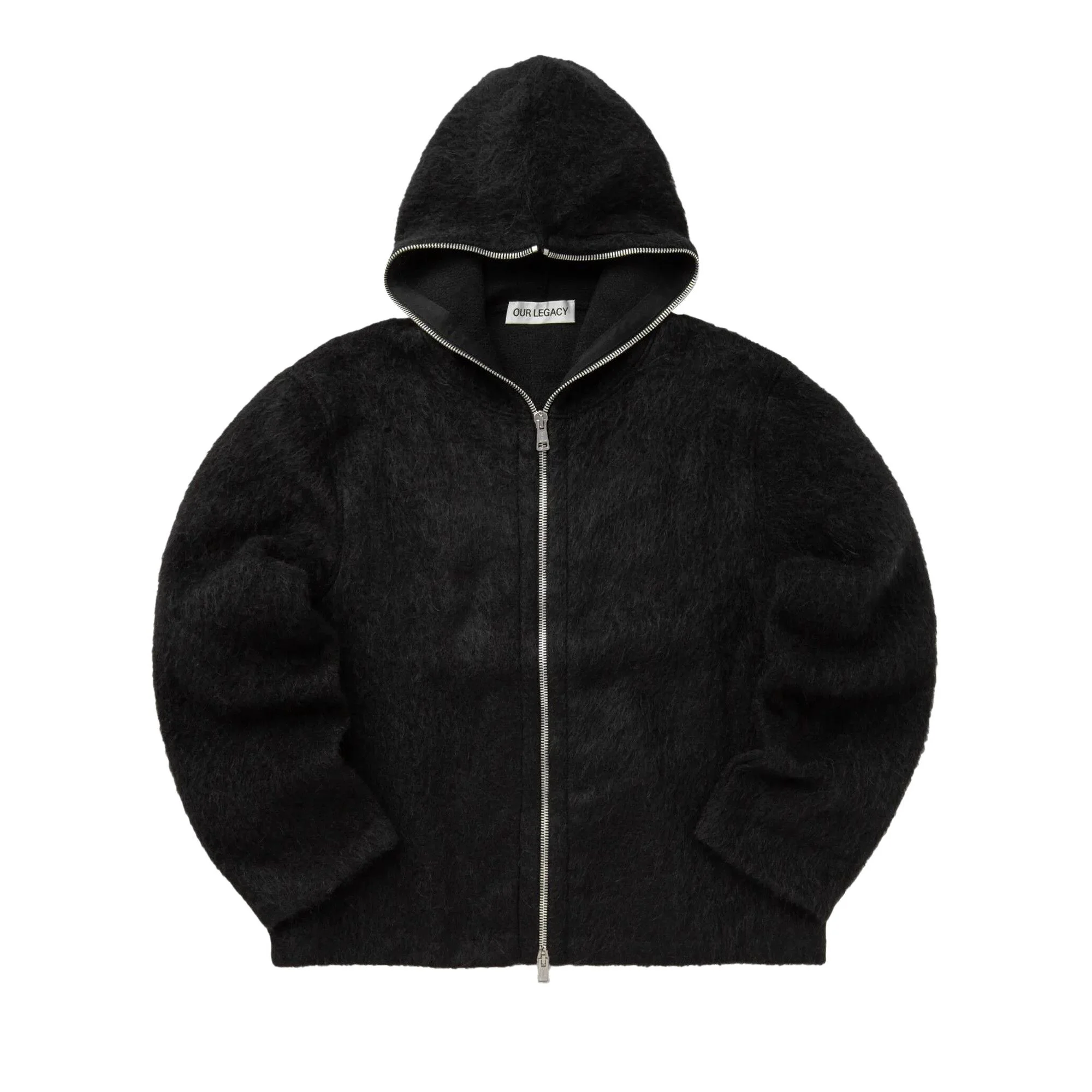 Our Legacy Full Zip Hoodie 'Black' - 1