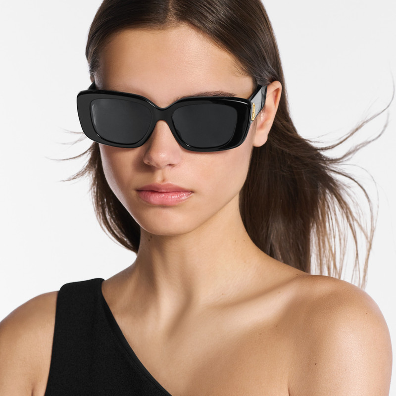 LV Circle Large Cat Eye Sunglasses 4