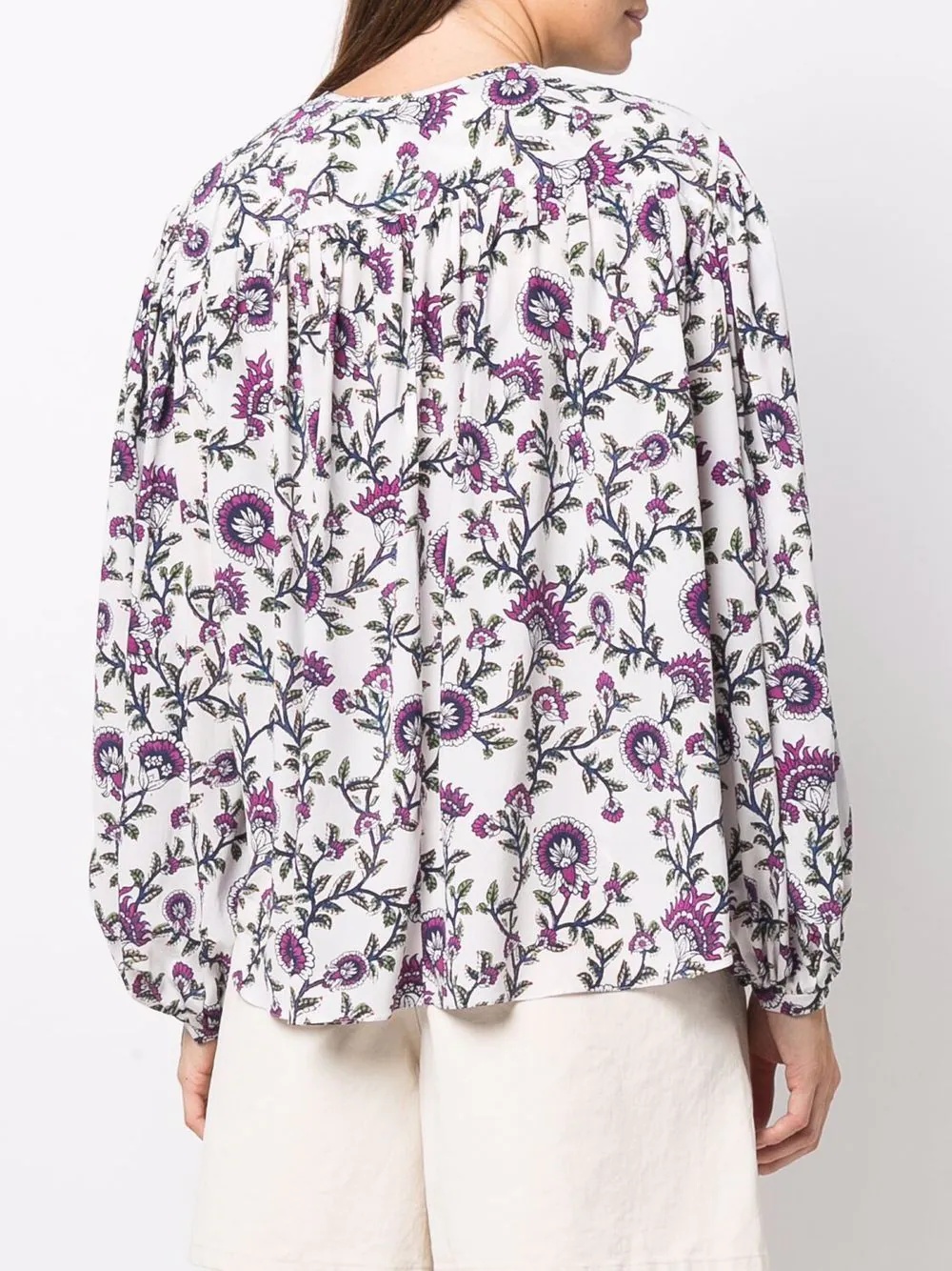 Brunille floral-print blouse - 4