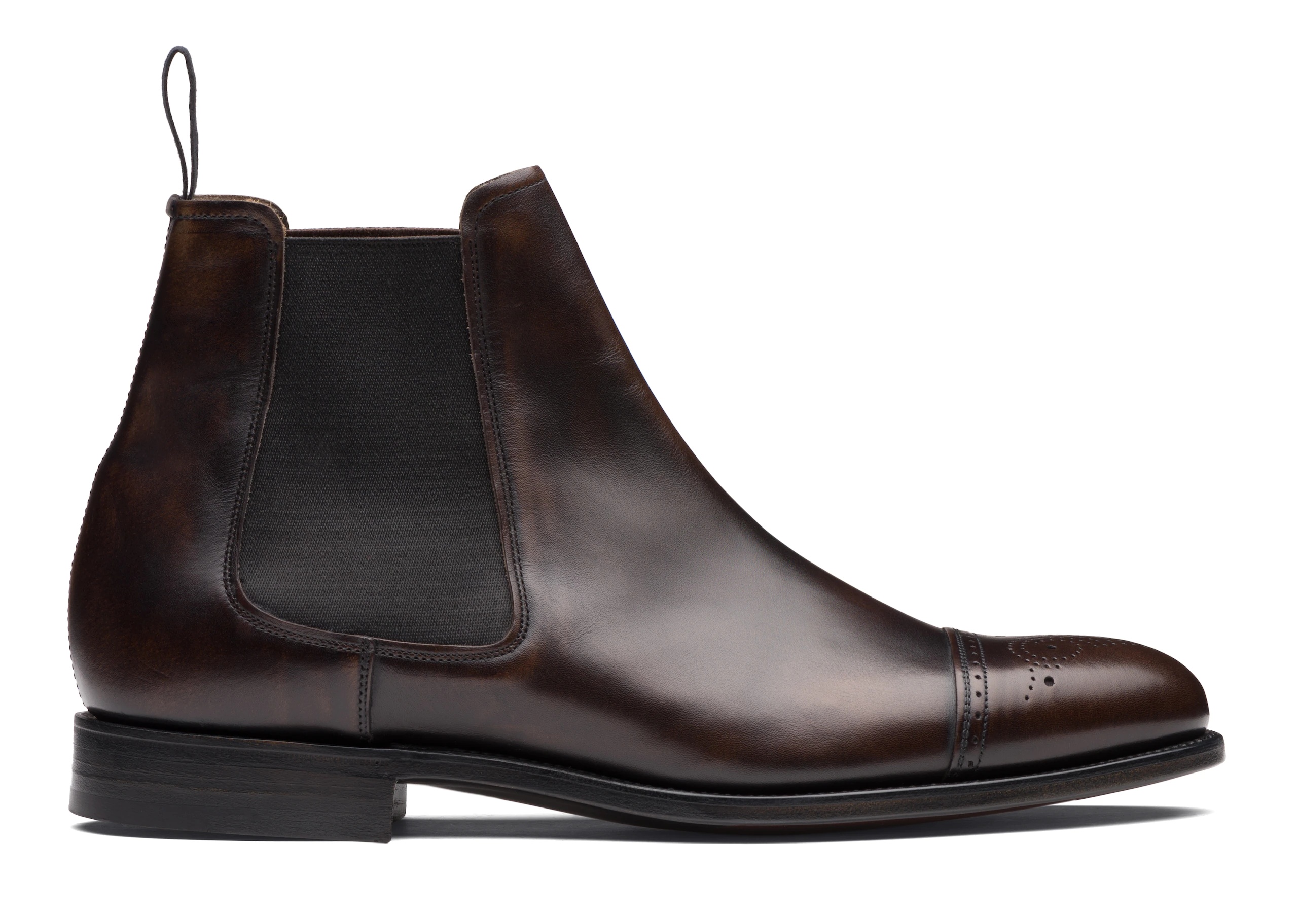 Viscount
Calf Leather Brogue Boot Ebony - 1