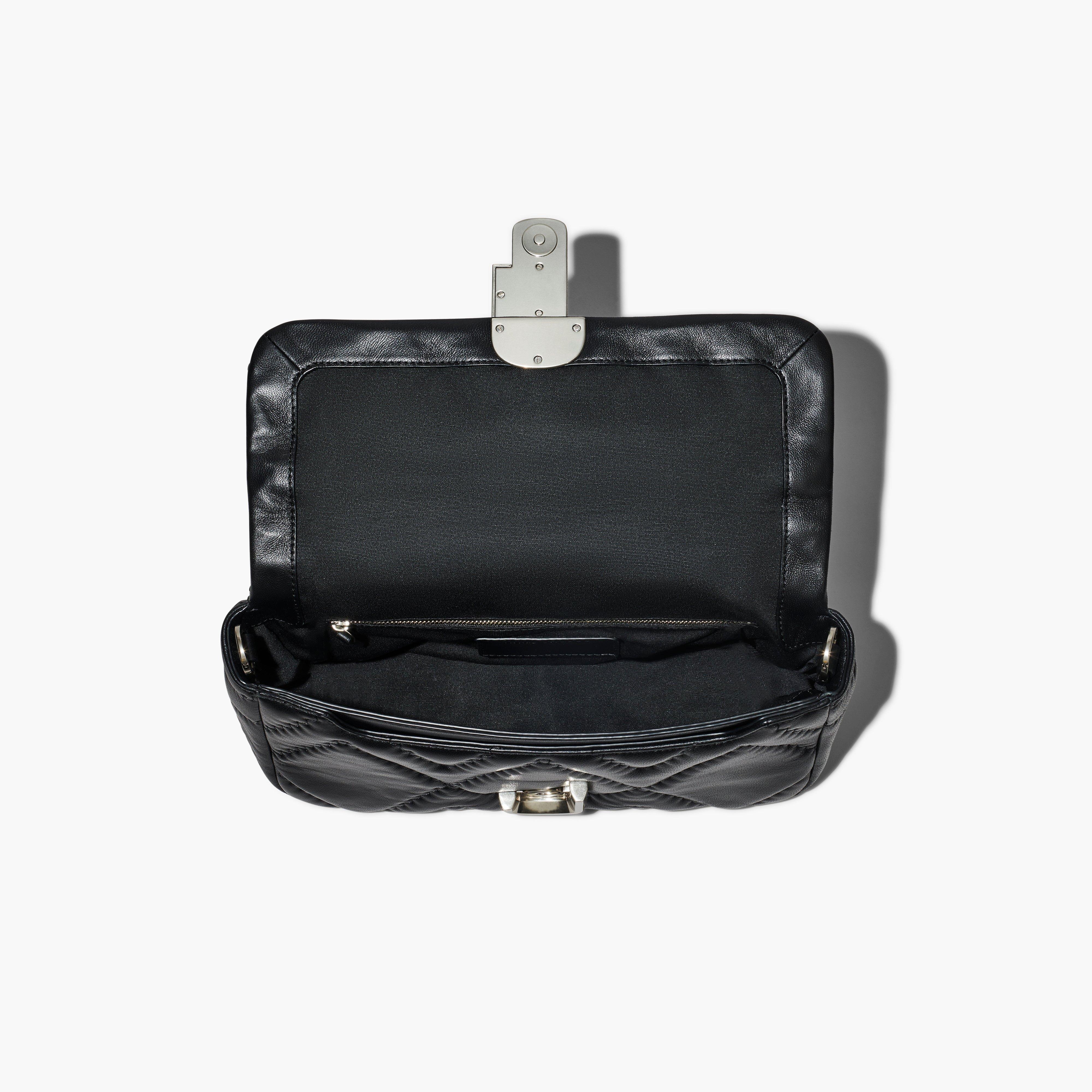 THE QUILTED LEATHER J MARC LARGE SHOULDER BAG - 8