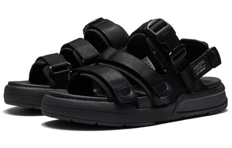 Li-Ning Coca Sandals 'Black' AGUS003-1 - 3