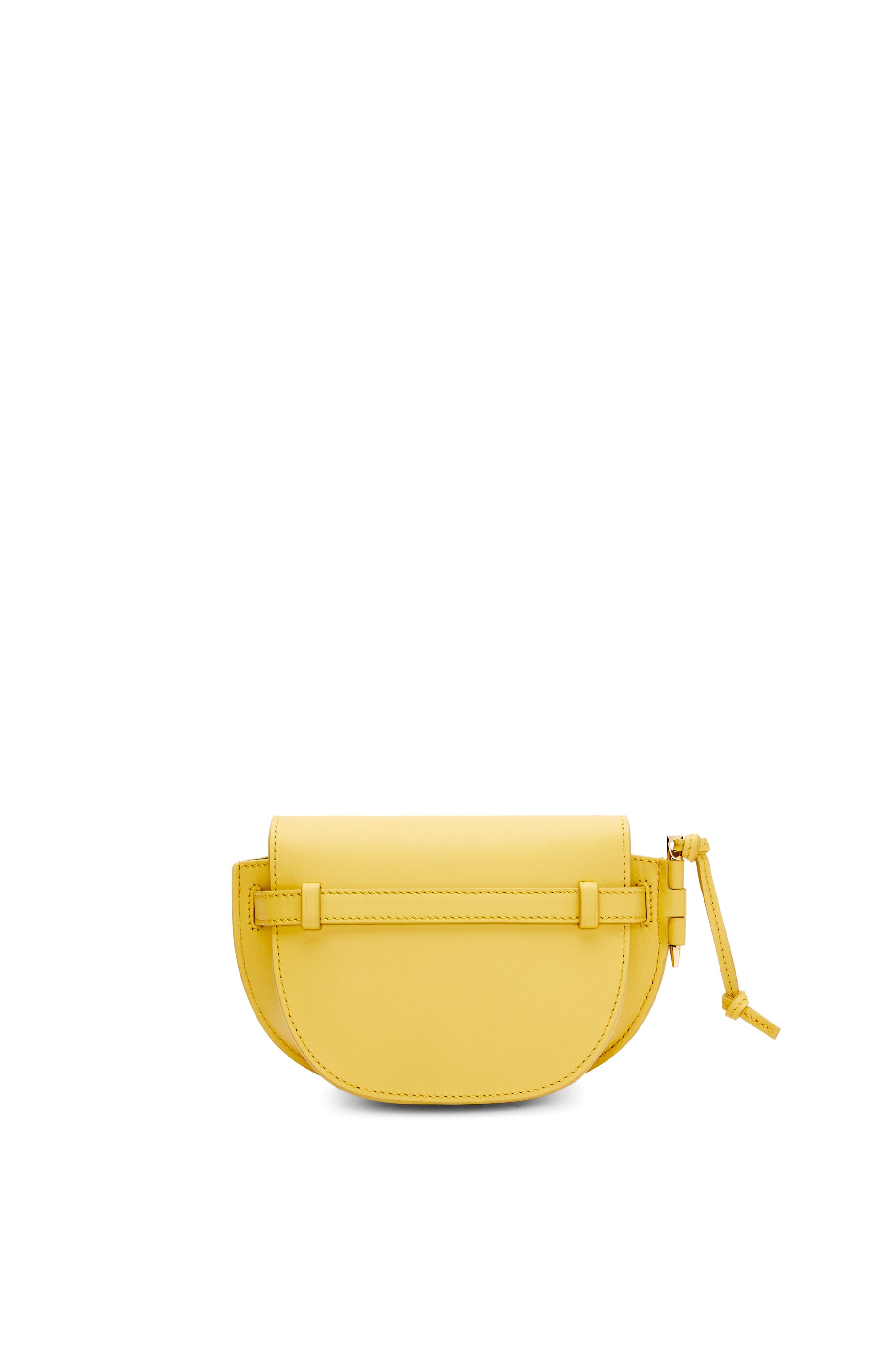 LOEWE Gate mini canvas jacquard-trimmed leather shoulder bag