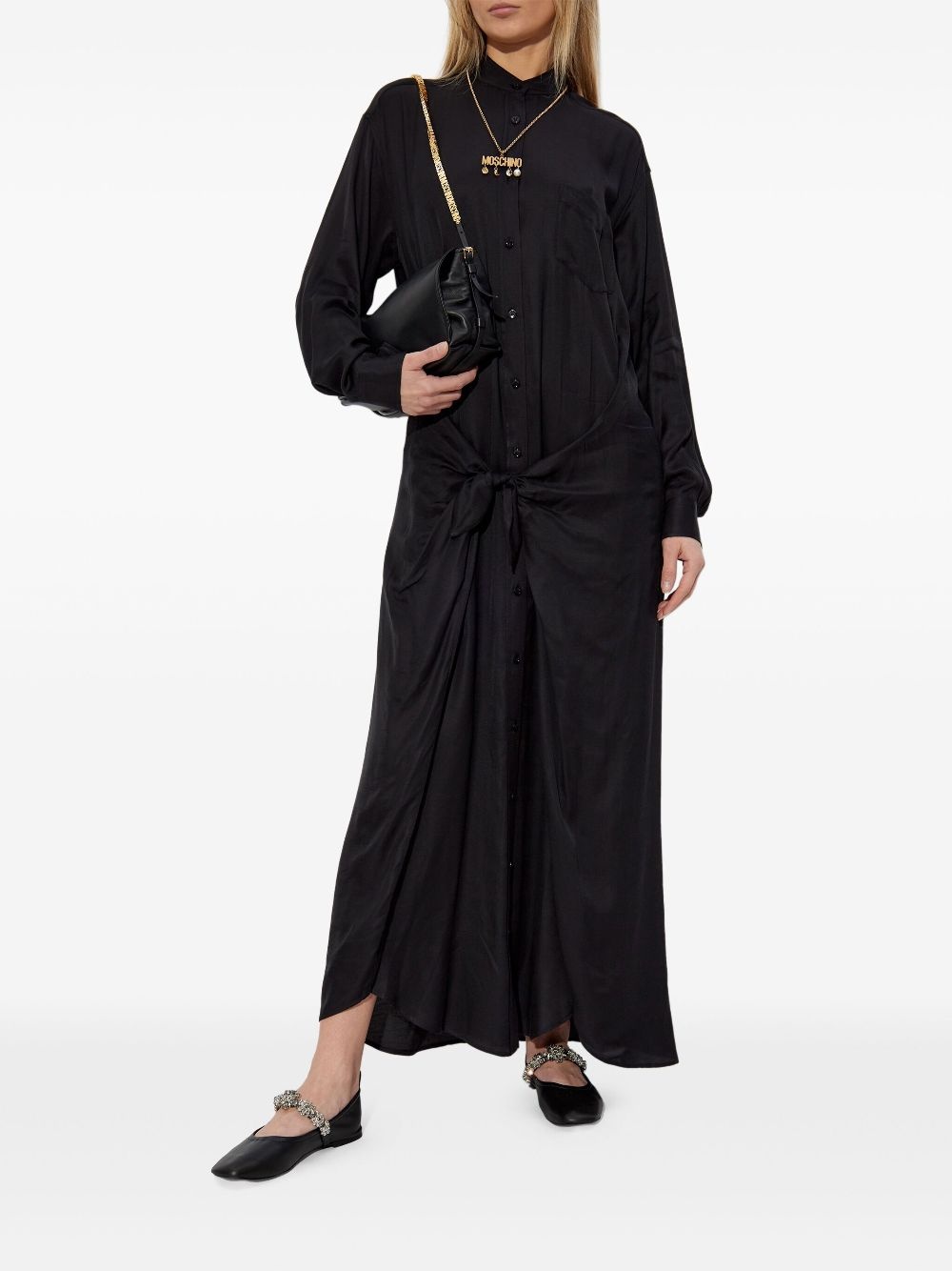 waist tie dress - 2