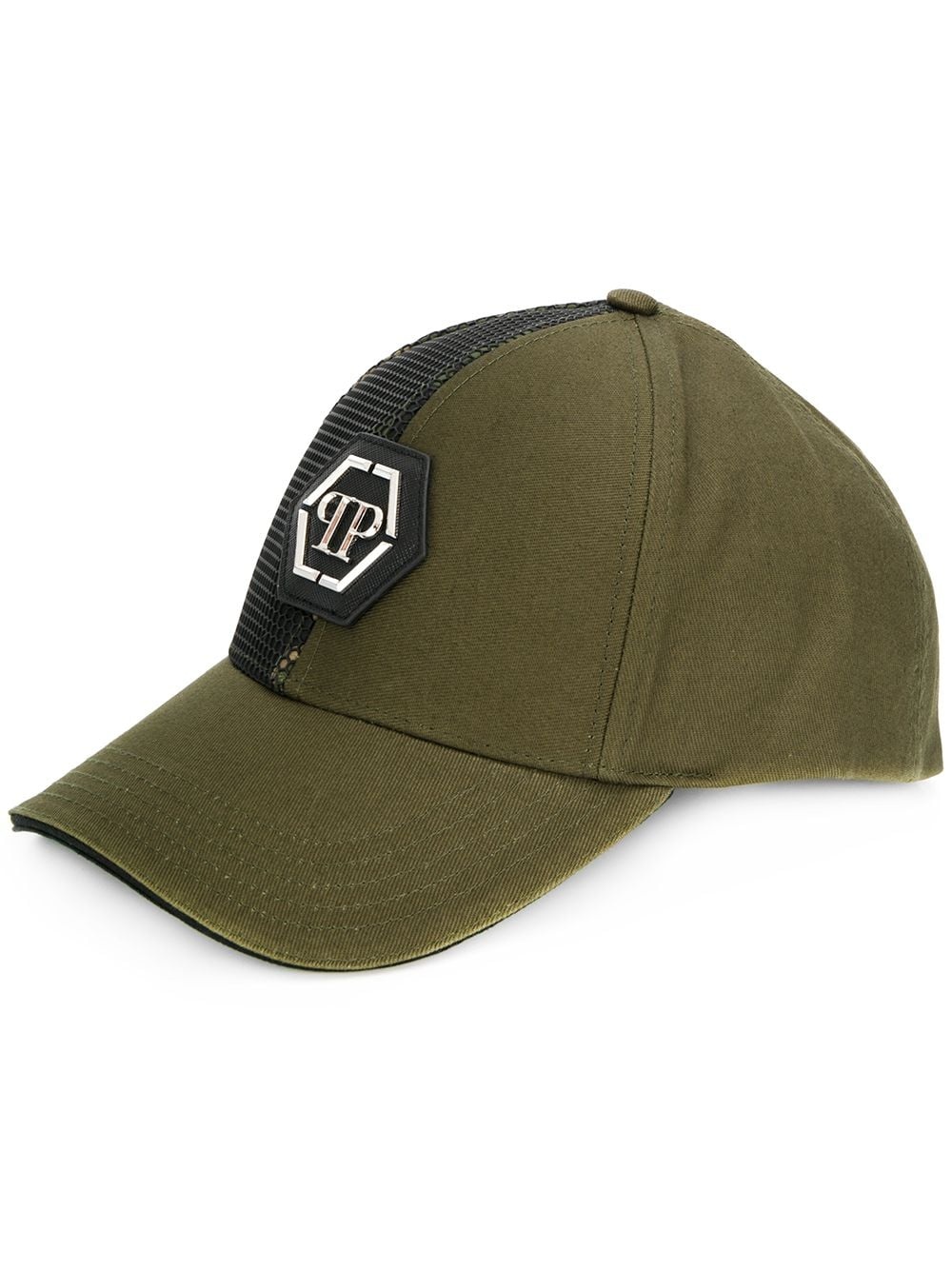 camouflage detail baseball cap - 1