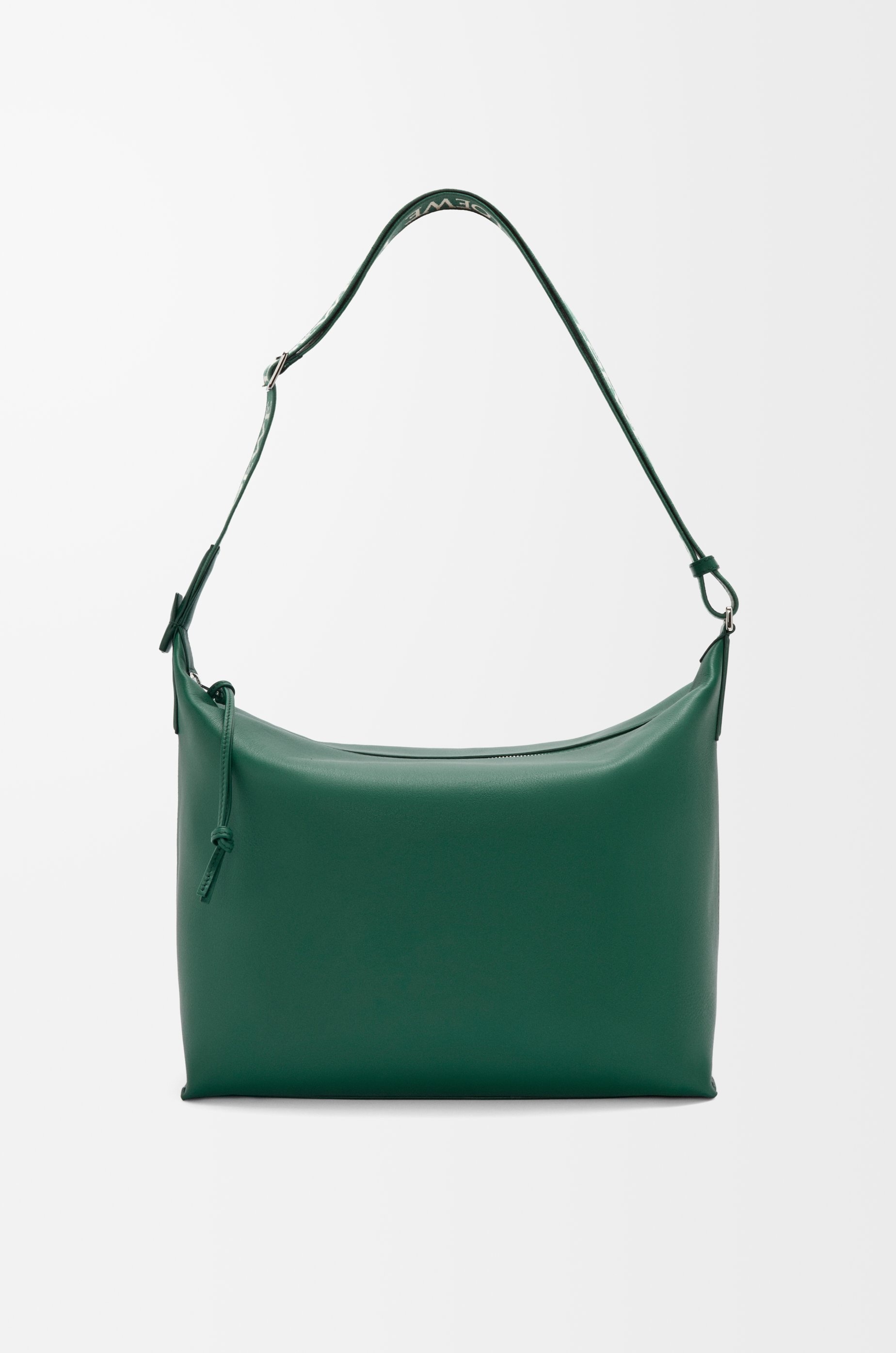Cubi crossbody bag in supple smooth calfskin and jacquard - 2