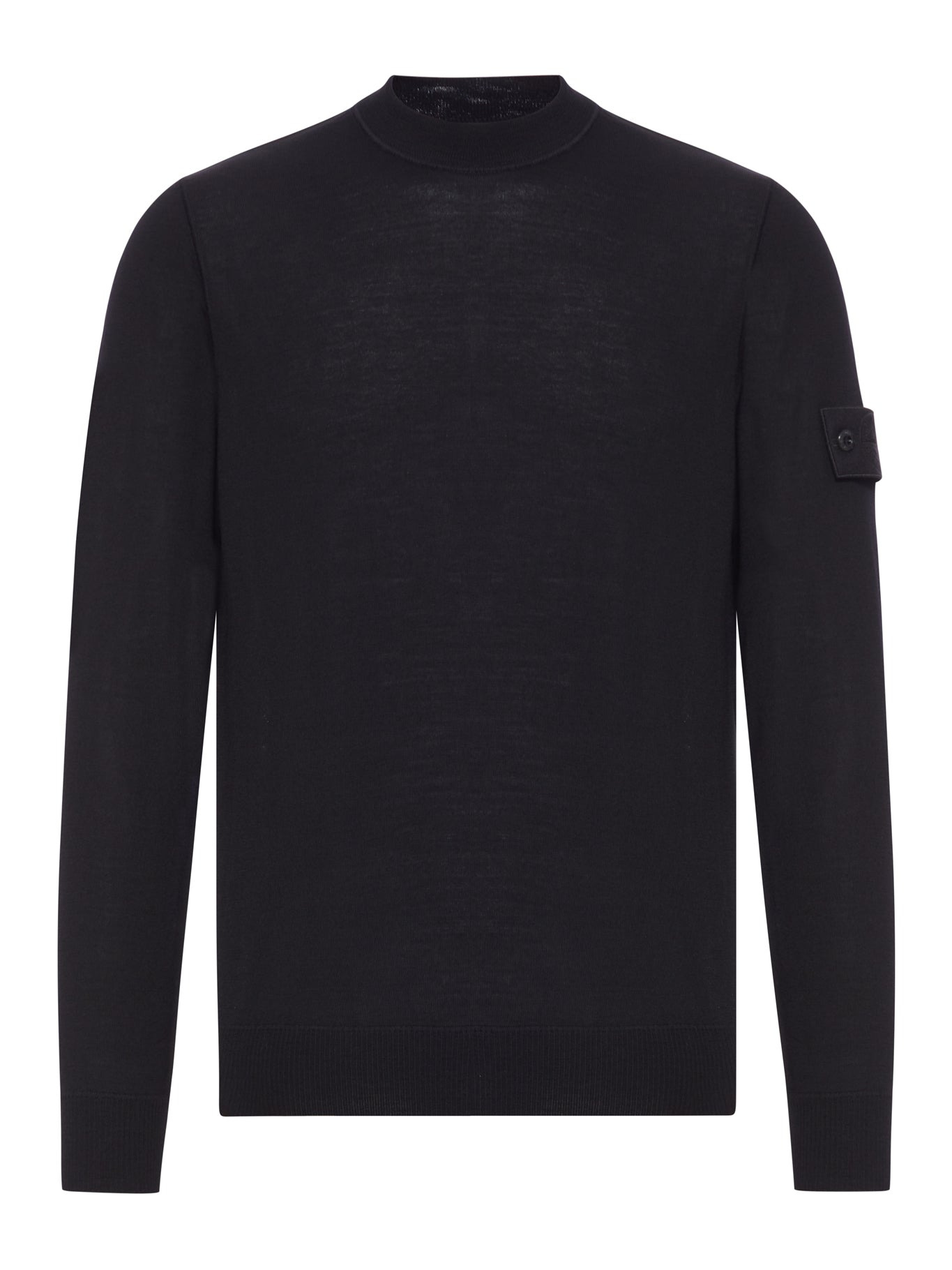 CREW NECK WOOL SWEATER - 1