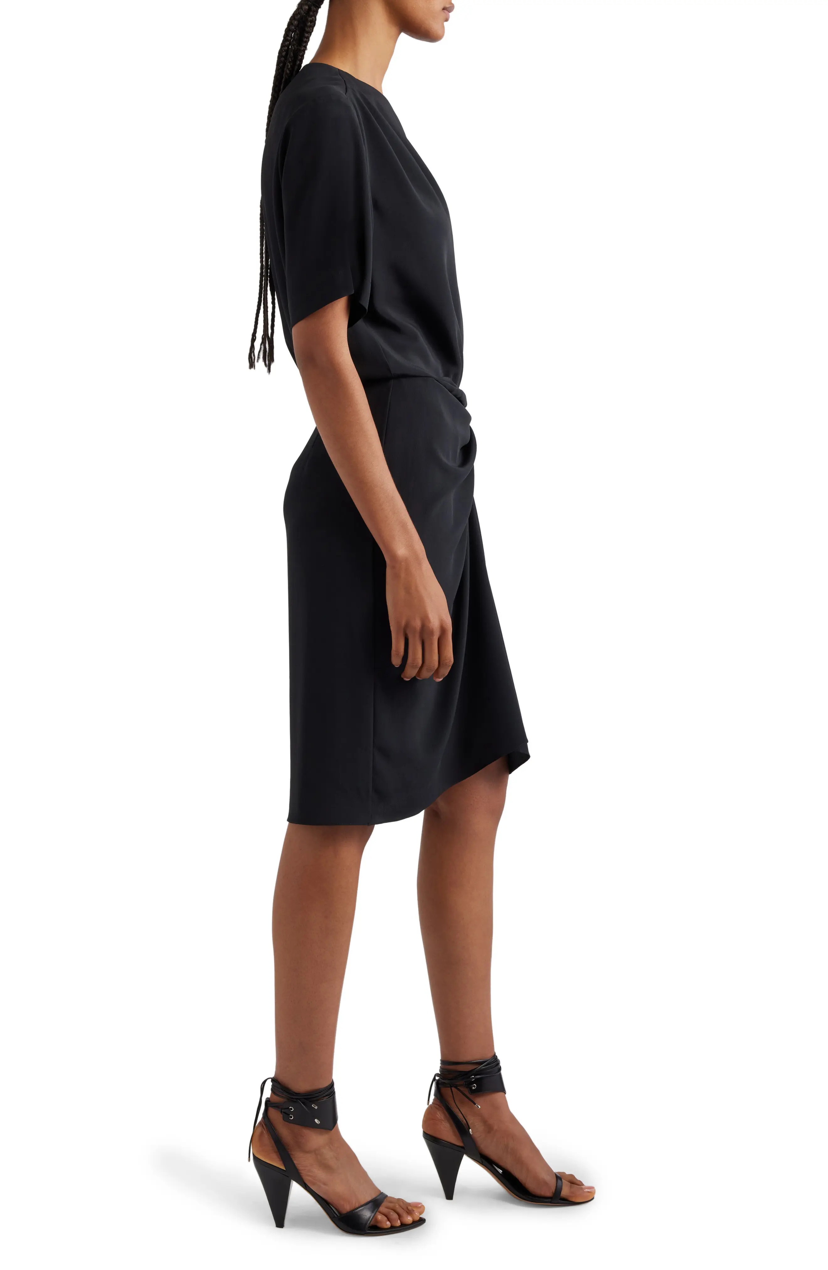 Kehora Knot Detail Short Sleeve Dress - 3