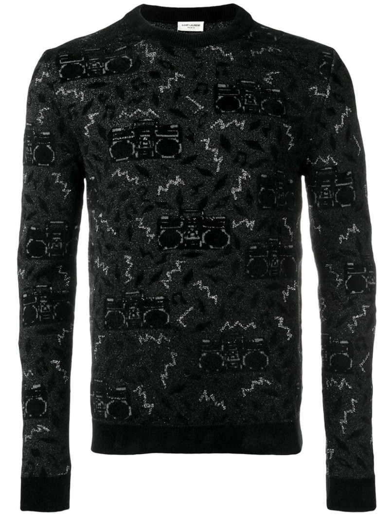 knit jacquard jumper 1