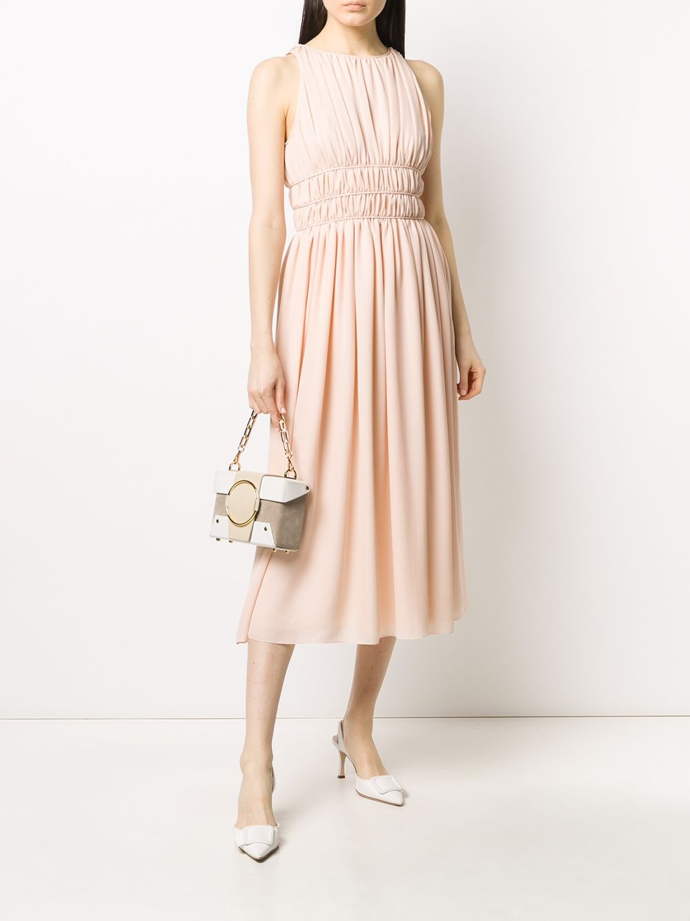 sleeveless midi dress - 2