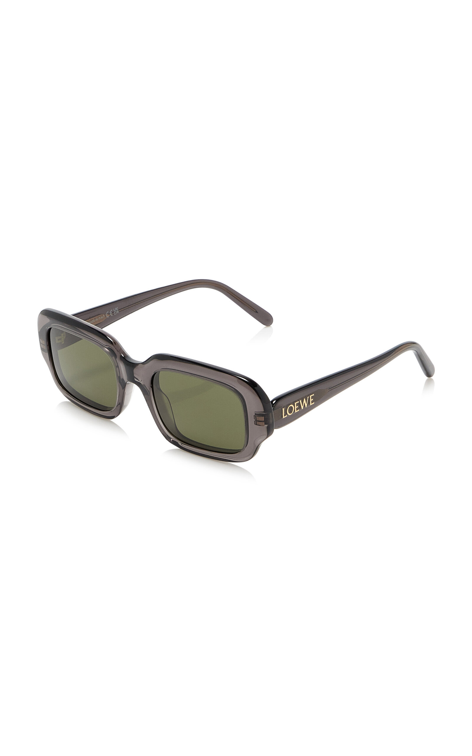 Square-Frame Acetate Sunglasses grey - 3