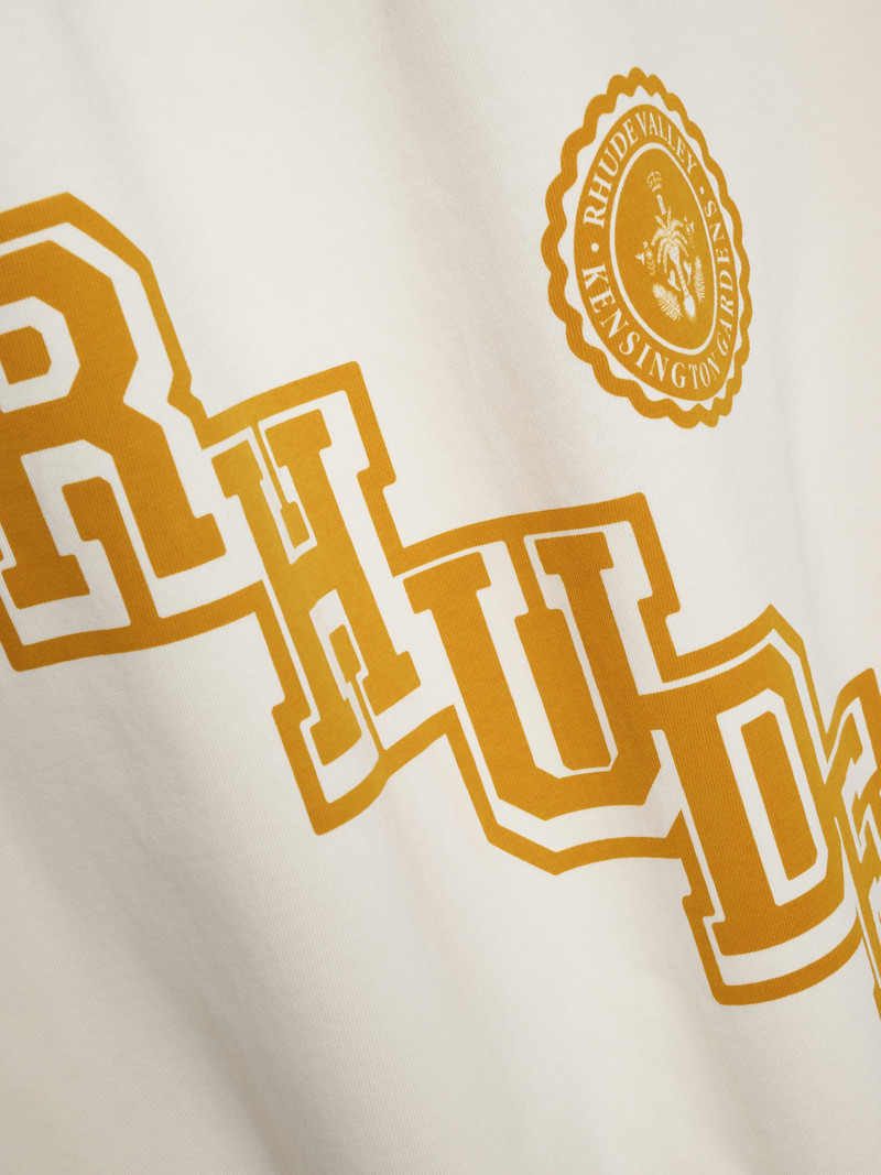 RHUDE COLLEGIATE CREST TEE 4