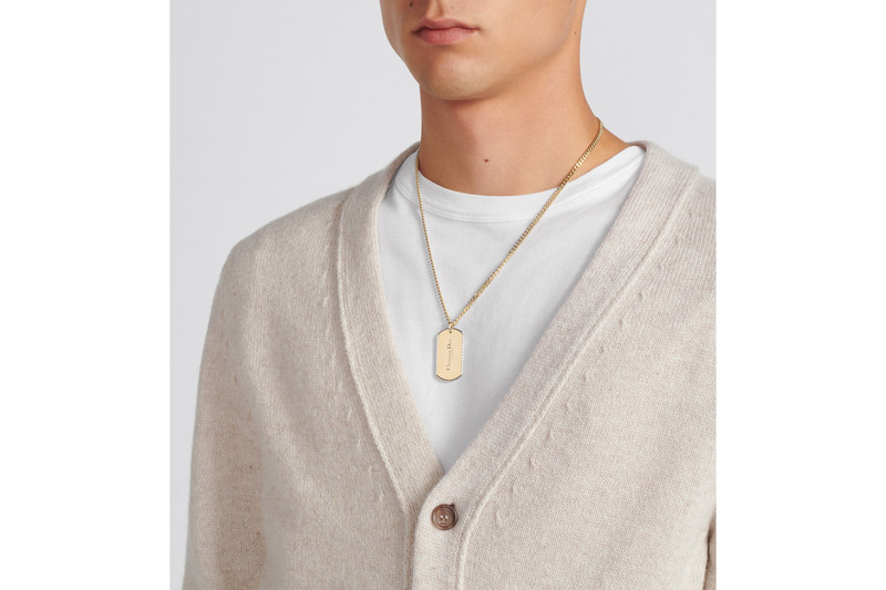 Dior Christian Dior Couture Plate Pendant Necklace outlook