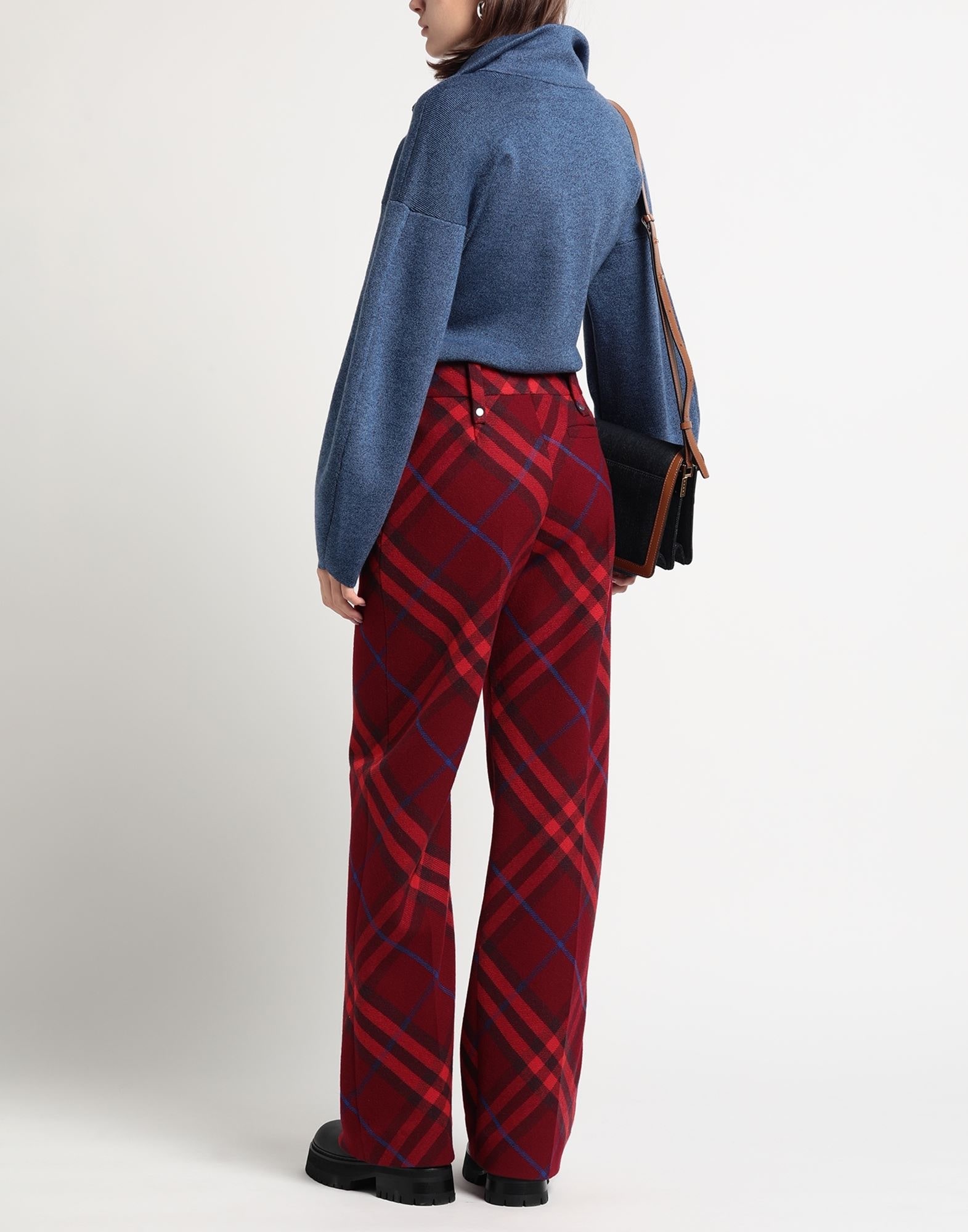 Red Women's Casual Pants - 4