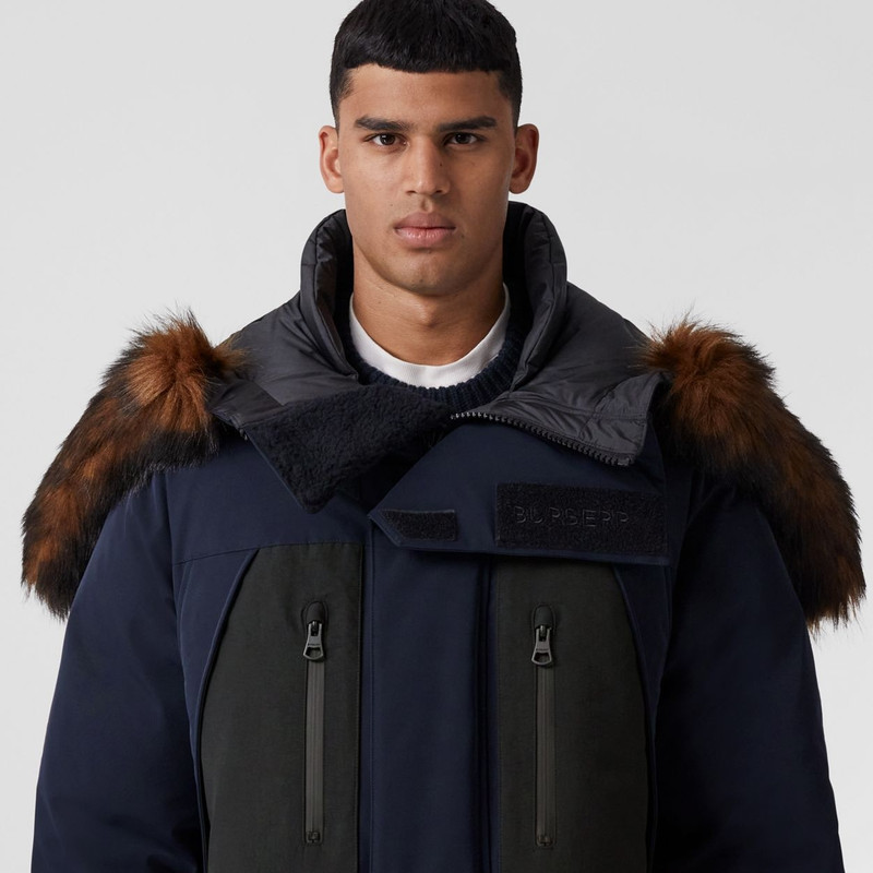 Faux Fur Trim Oversized Parka 3