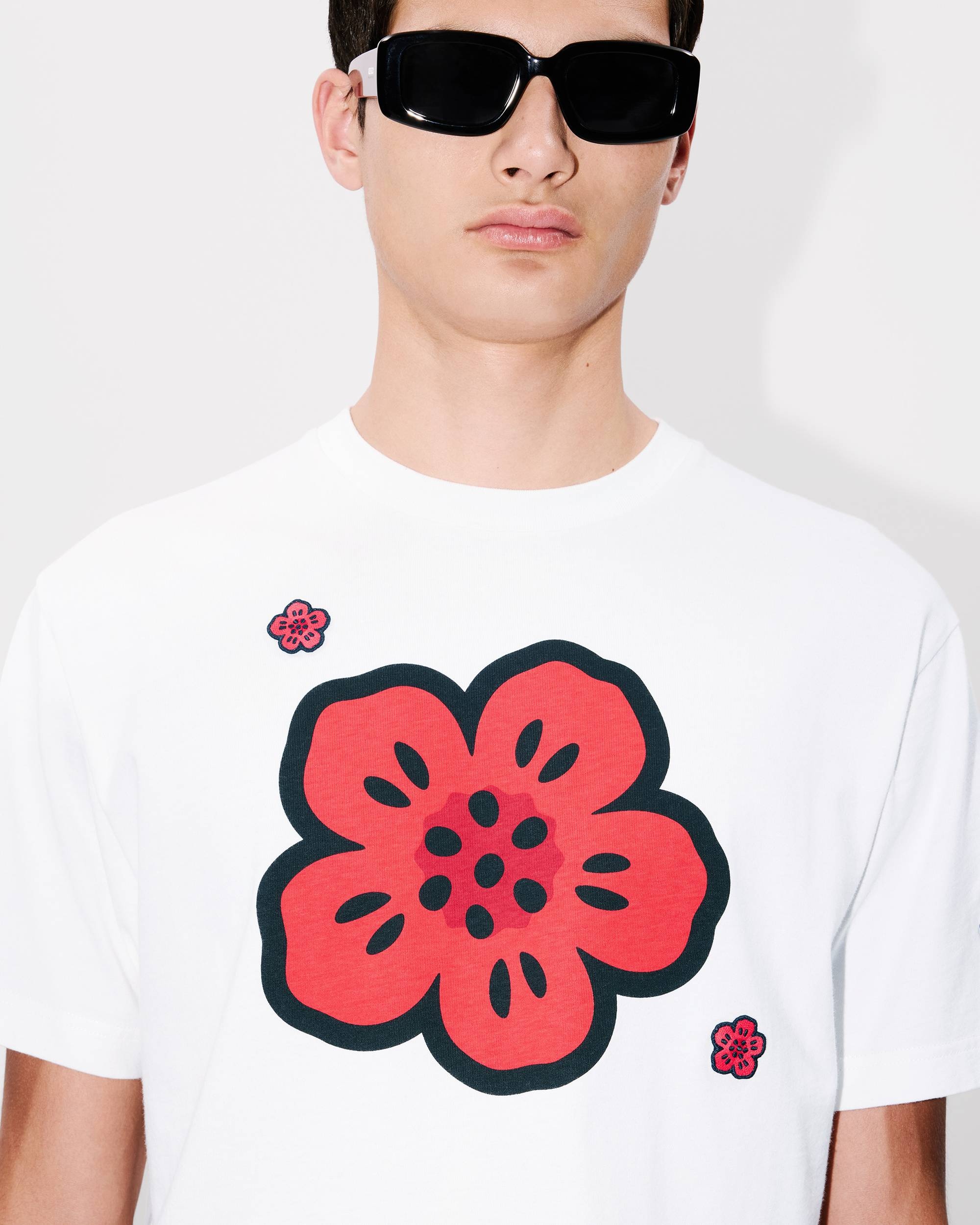 'Boke Flower' embroidered T-shirt - 6