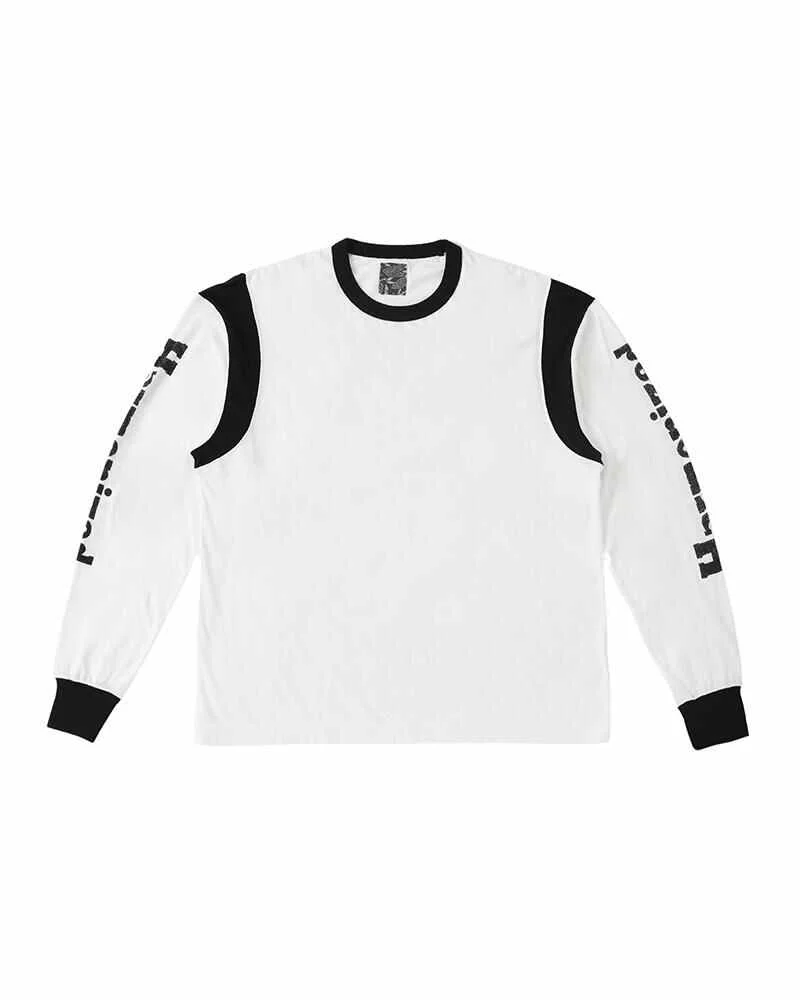 JUMBO TEE L/S WHITE - 1