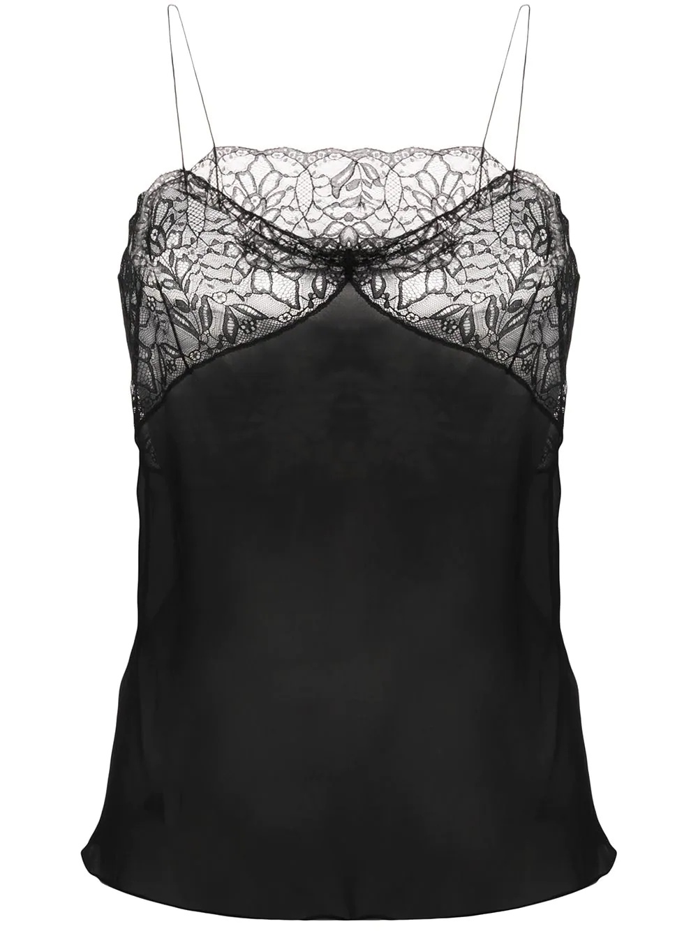 sheer lace camisole - 1