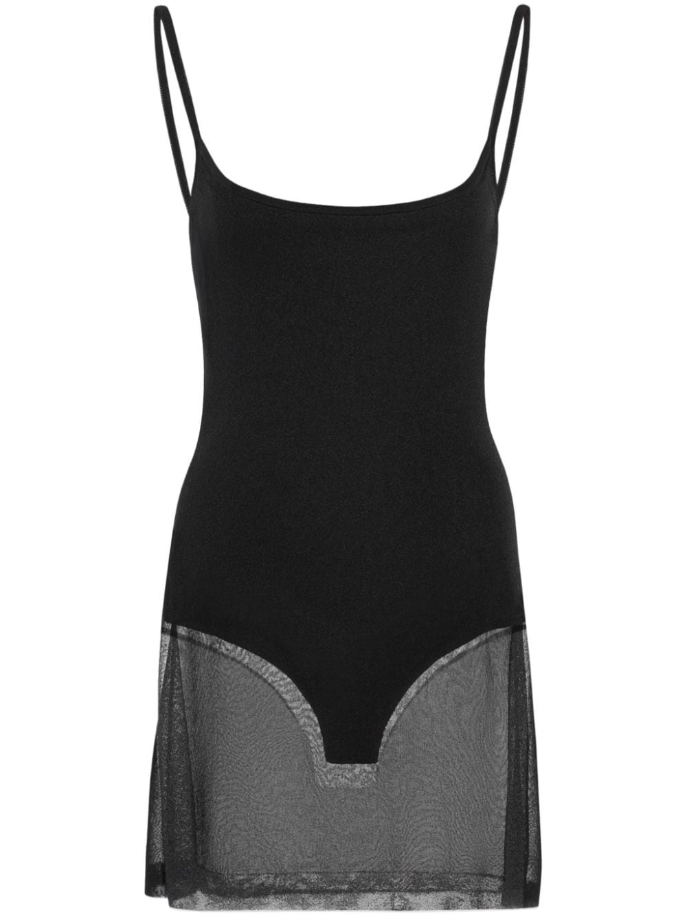 La Robe Maille Roupao sheer minidress - 1