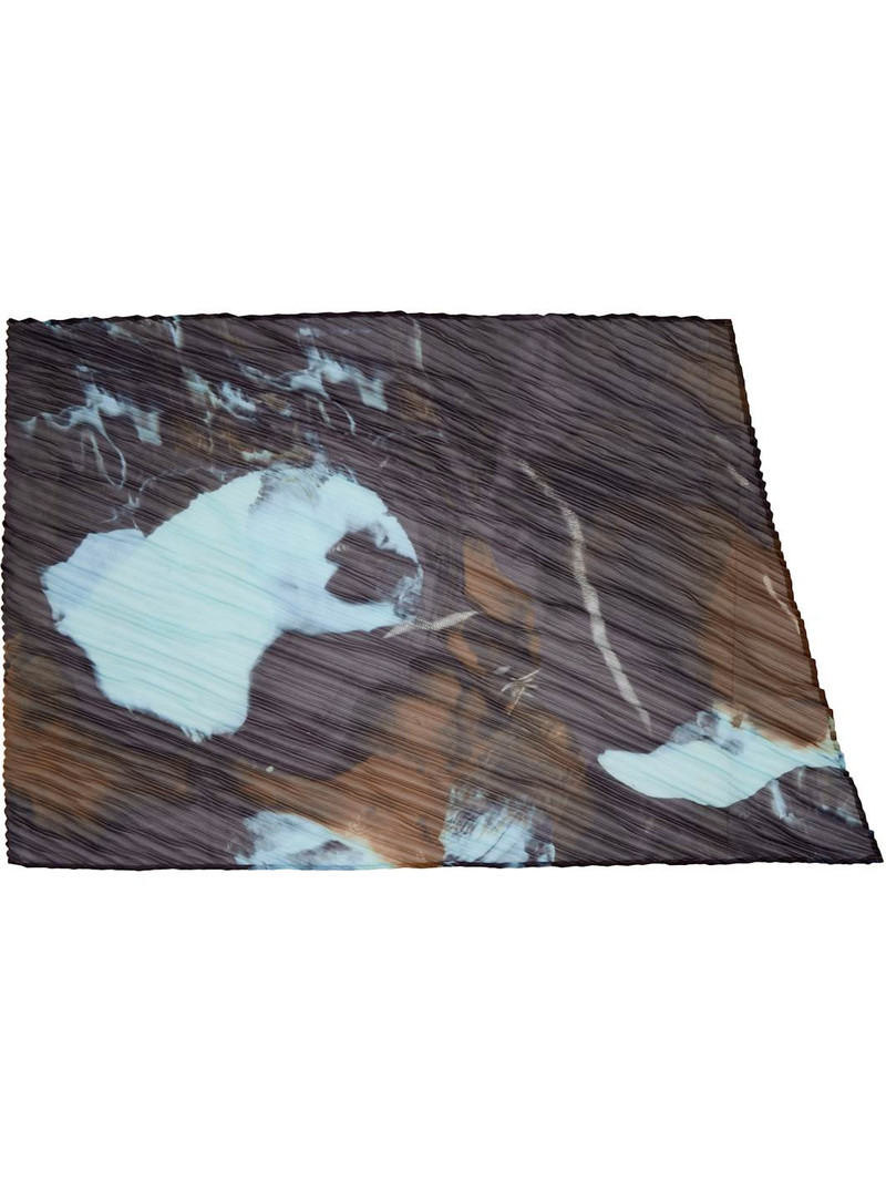 ISSEY MIYAKE Brown & Blue Agate Scarf outlook