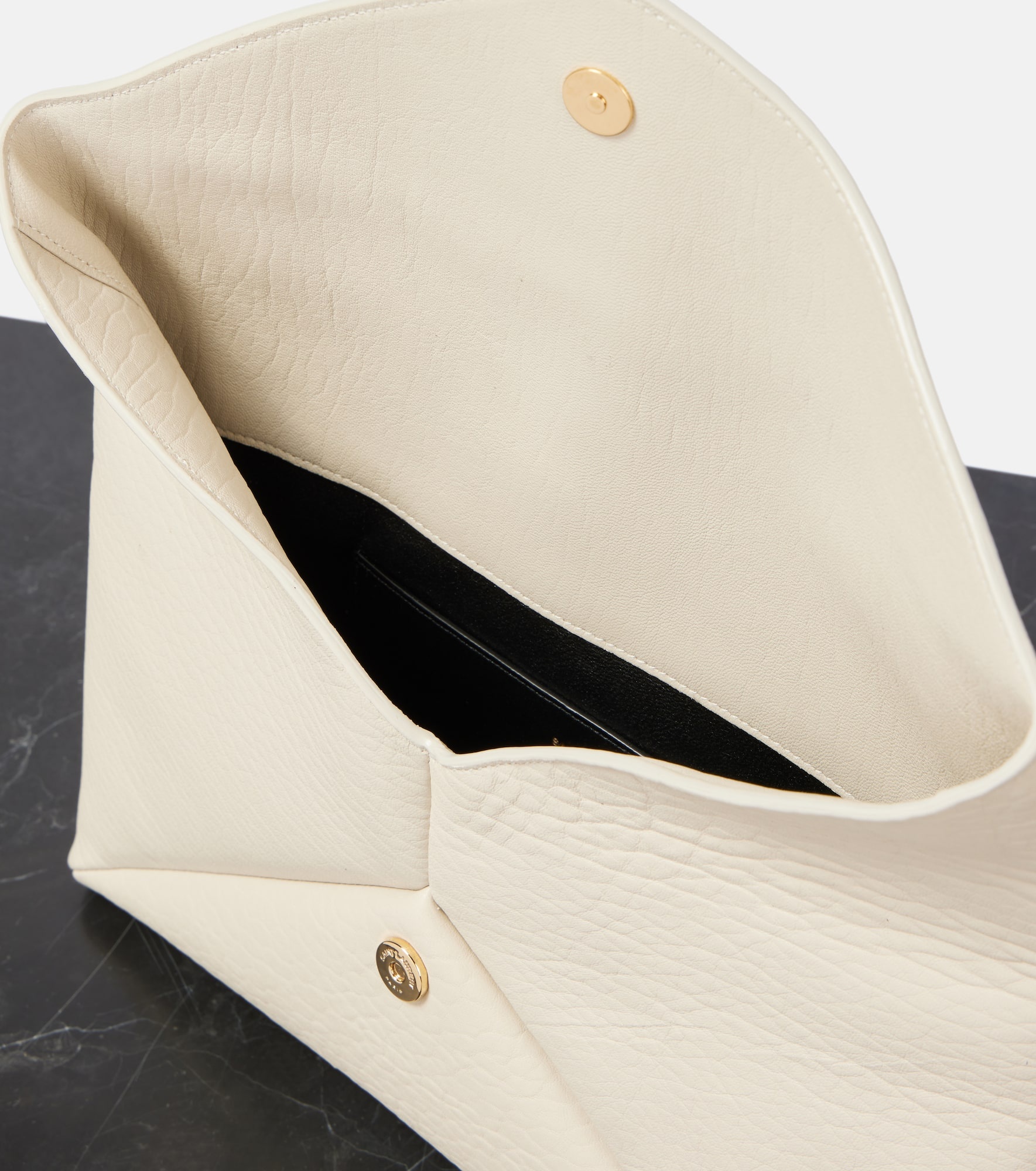 Cassandre Large leather clutch - 3