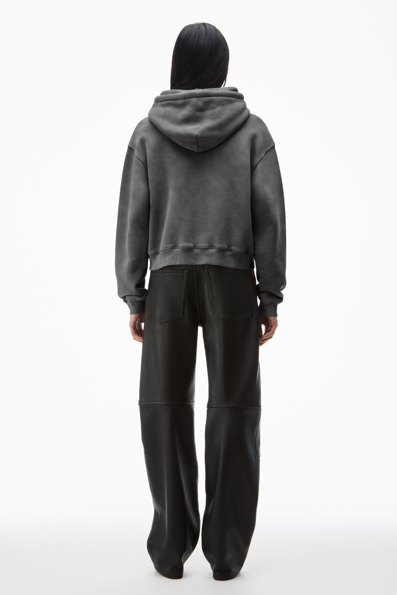 blade logo-embossed hoodie in cotton 4