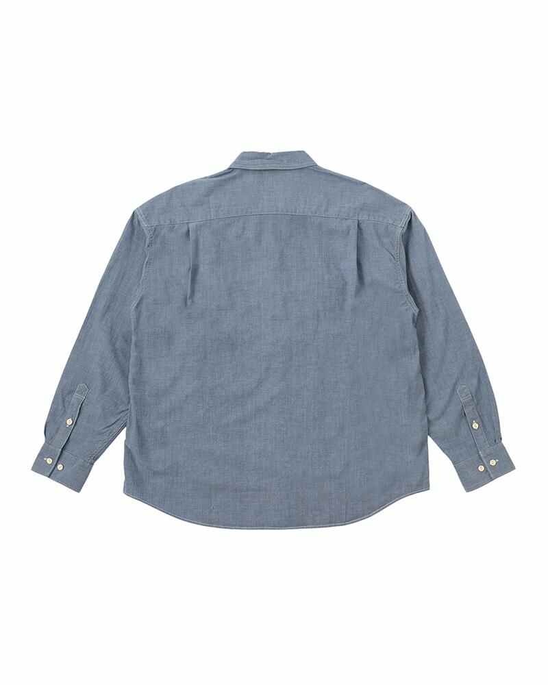 1920 SHIRT L/S DMGD INDIGO - 2